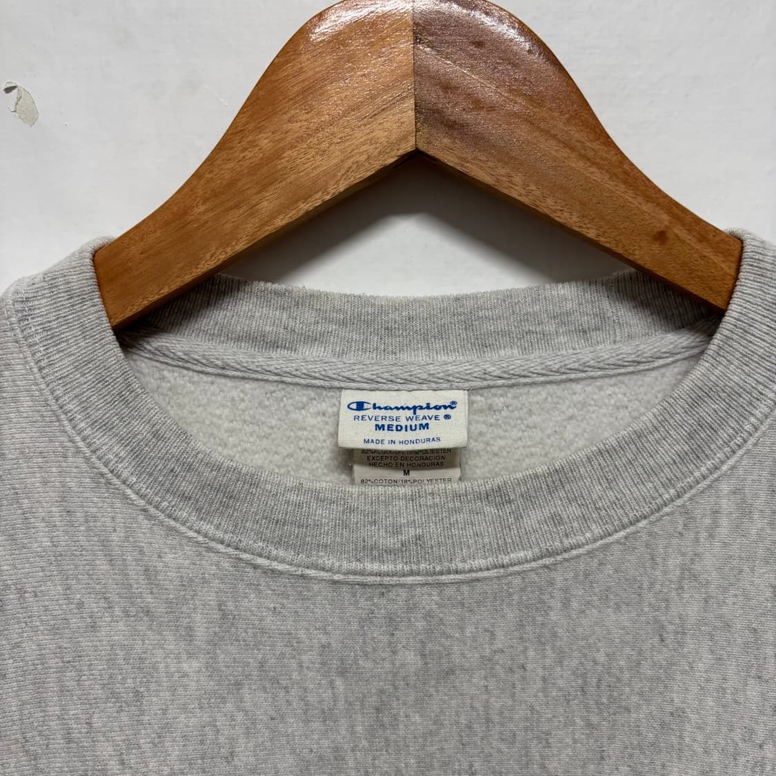 챔피온 리버스위브 그레이 맨투맨 상품이미지4