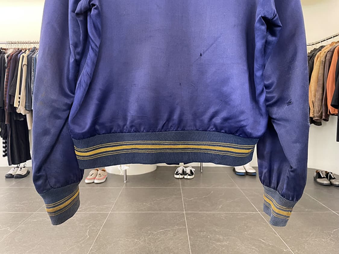 50'S SATIN LETTERMAN JACKET (L) 상품이미지6