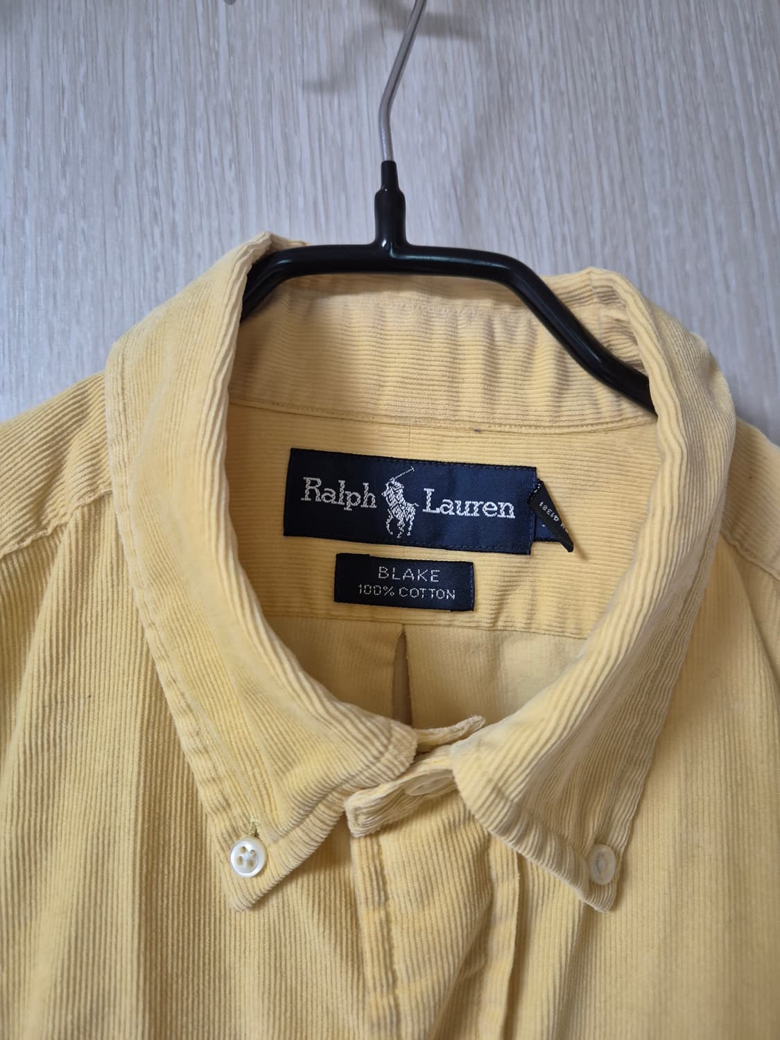 폴로 랄프로렌  코듀로이 셔츠 남방 옐로우 M 남성 상품이미지4