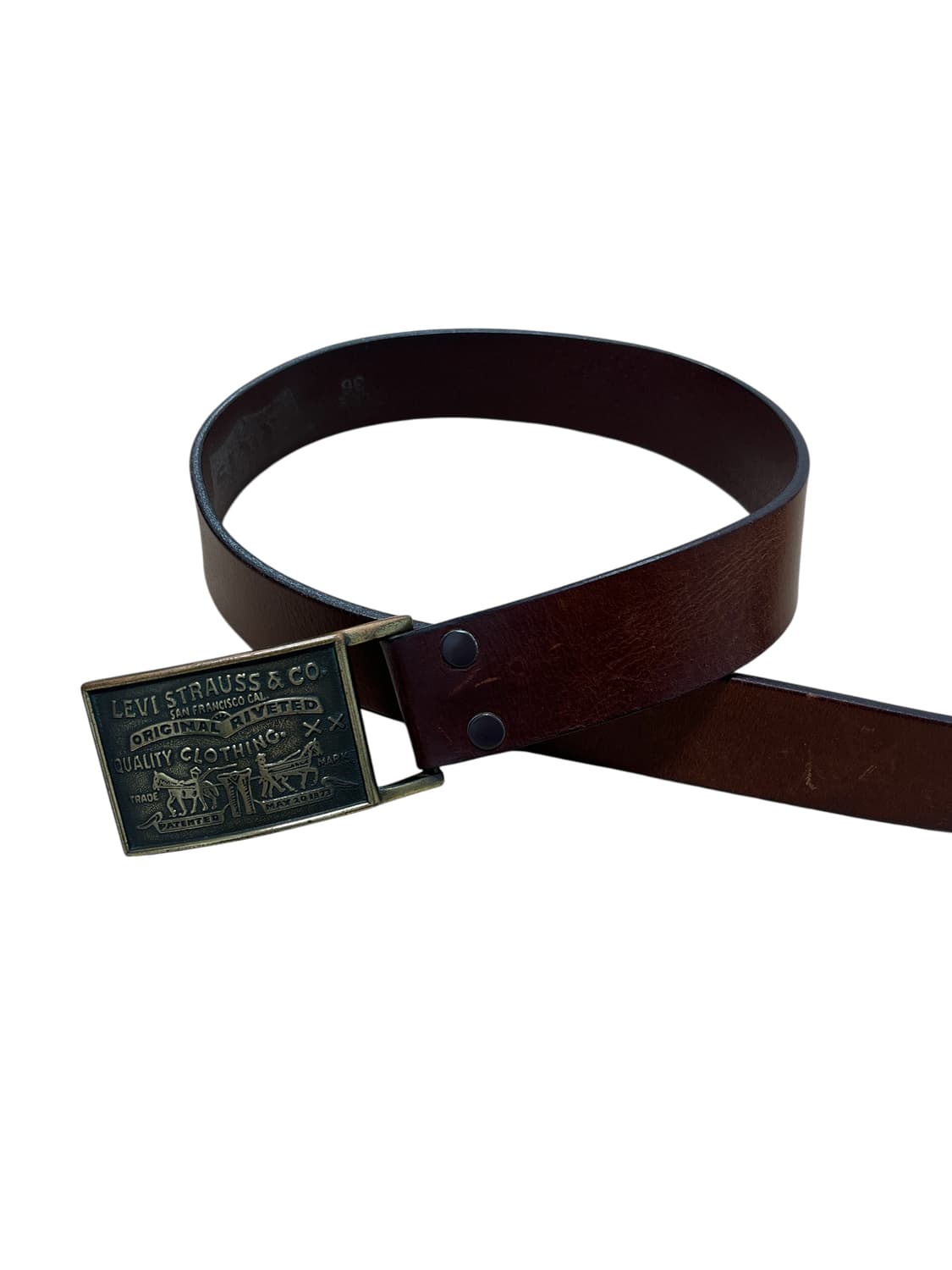 리바이스 웨스턴 레더 벨트 상품이미지1