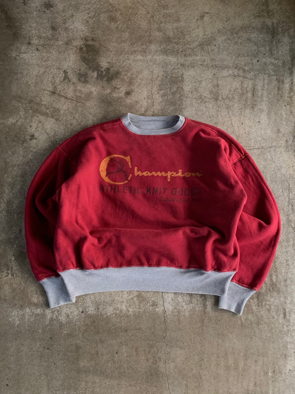 90s 챔피온 더블페이스 리버시블 스웻셔츠 상품이미지1