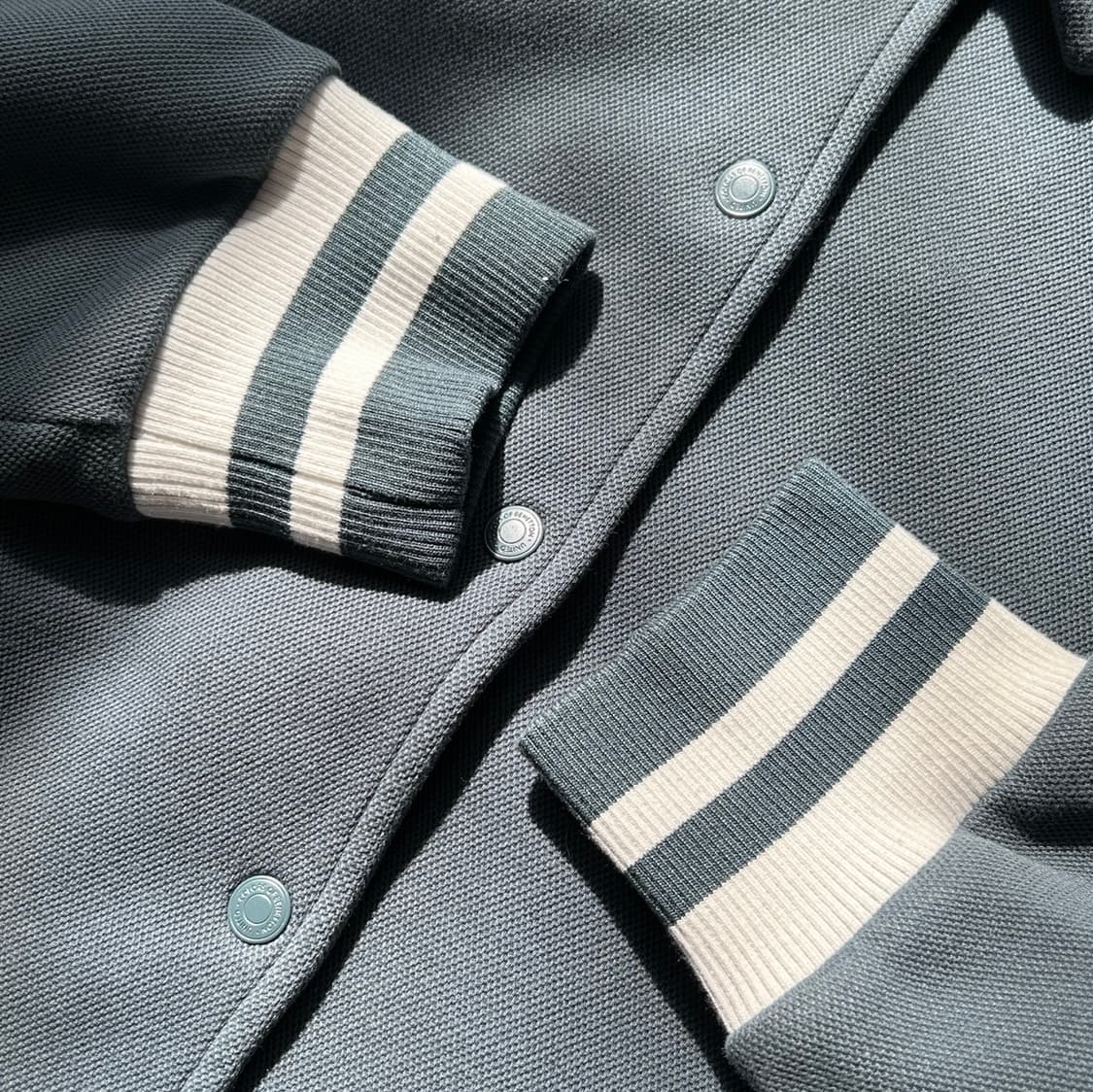 베네통 버튼업 코튼 바시티 자켓 상품이미지6