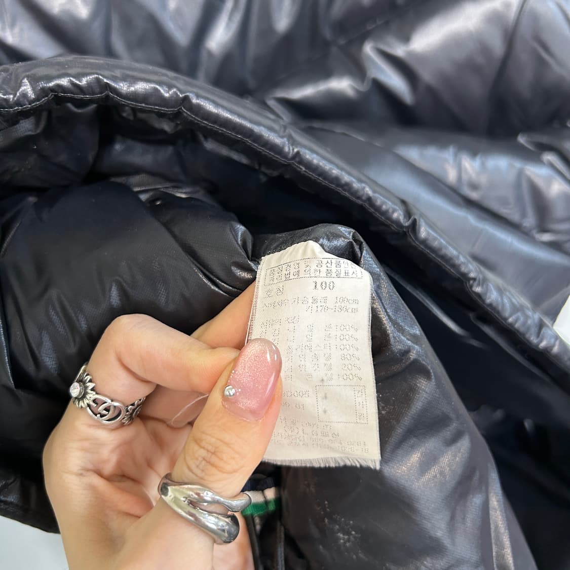 헤지스 남성 거위털 패딩 100 상품이미지4