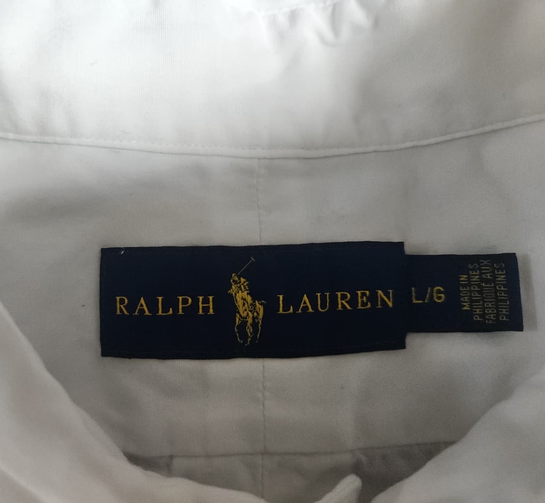 폴로랄프로렌 화이트 포플린셔츠(L) 상품이미지3