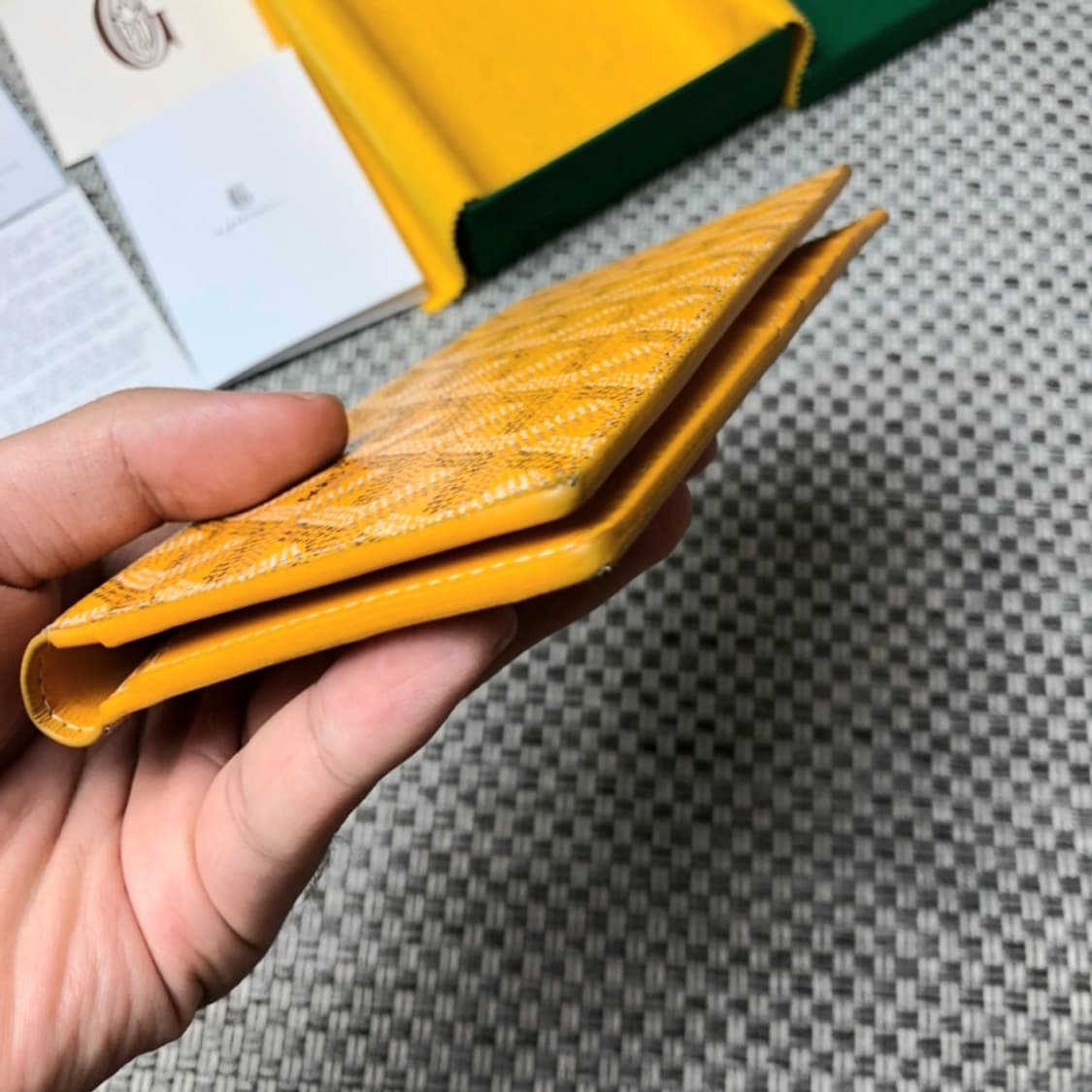 고야드 생로슈 장지갑 스페셜 옐로우 상품이미지5