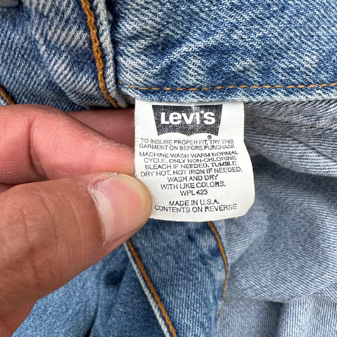 [XL] 90s USA 리바이스 70504-0149 2세대 데님 자켓 상품이미지8