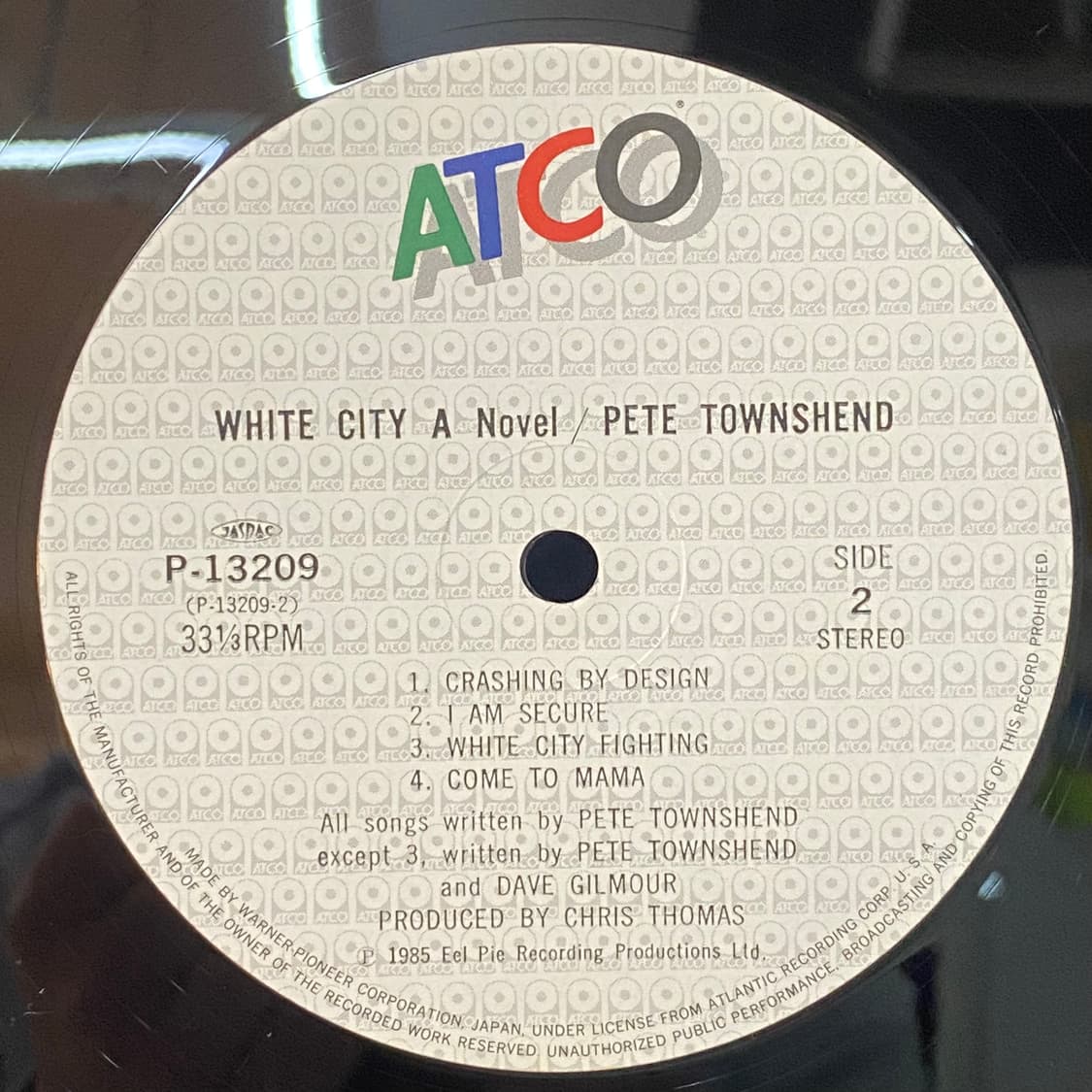 (LP-초민트시리즈) Pete Townshend - White City 상품이미지5