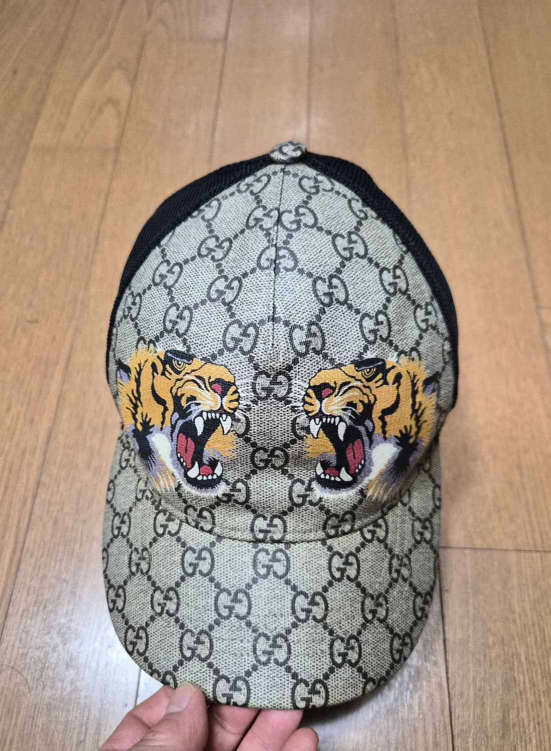 (정품) 구찌 GG 타이거 볼캡 M사이즈 (명품 남자 모자) 상품이미지1