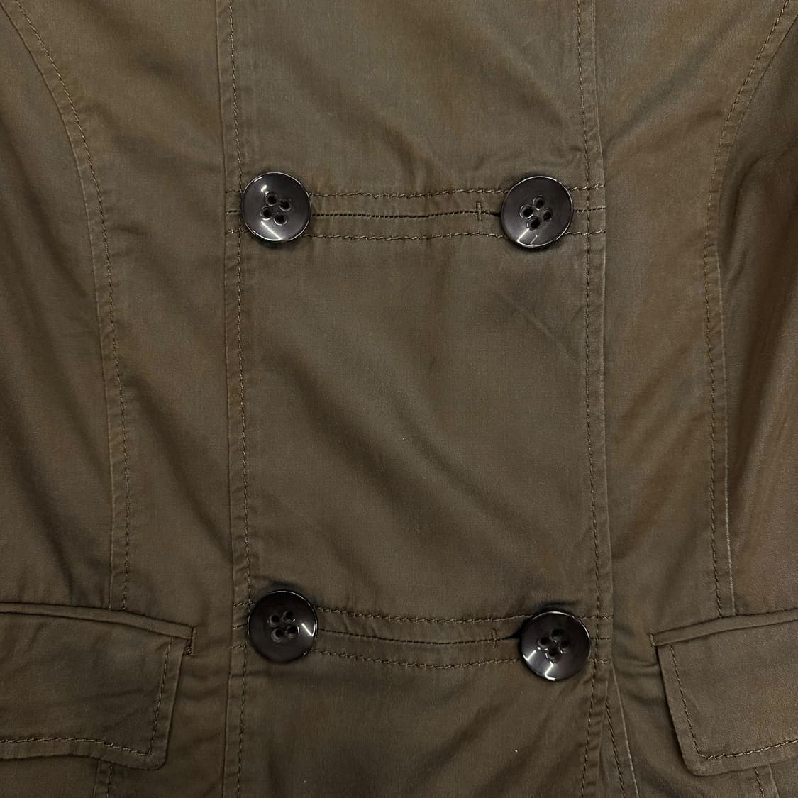 Brown Khaki Napoleon Short Jacket 상품이미지6