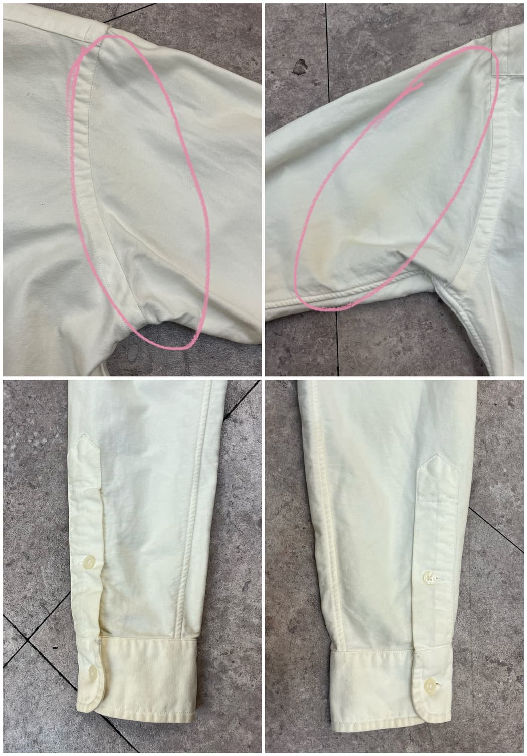 랄프로렌 빅포니 셔츠 크림 S #csz3245 상품이미지10