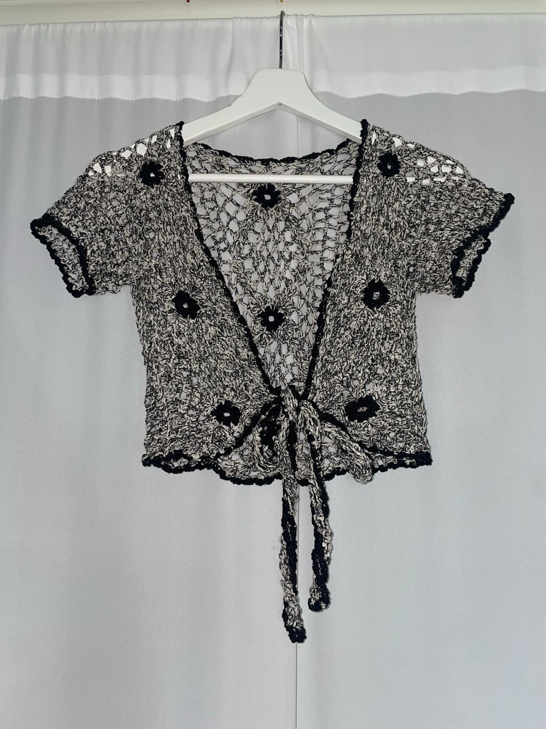 런던 빈티지 니트 볼레로 가디건 상품이미지5