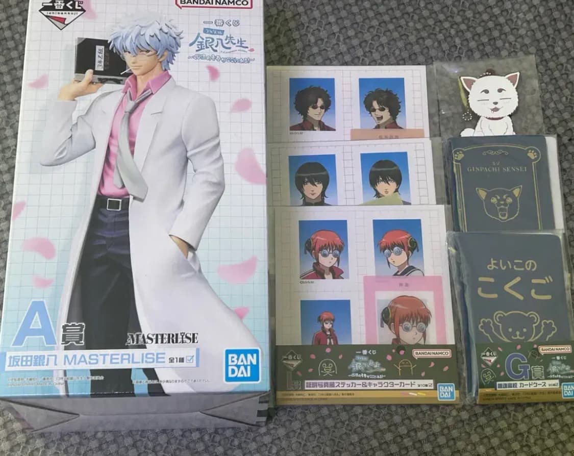 미개봉 은혼 쿠지 삼젯 긴파치 a상 피규어+하위상 상품이미지1