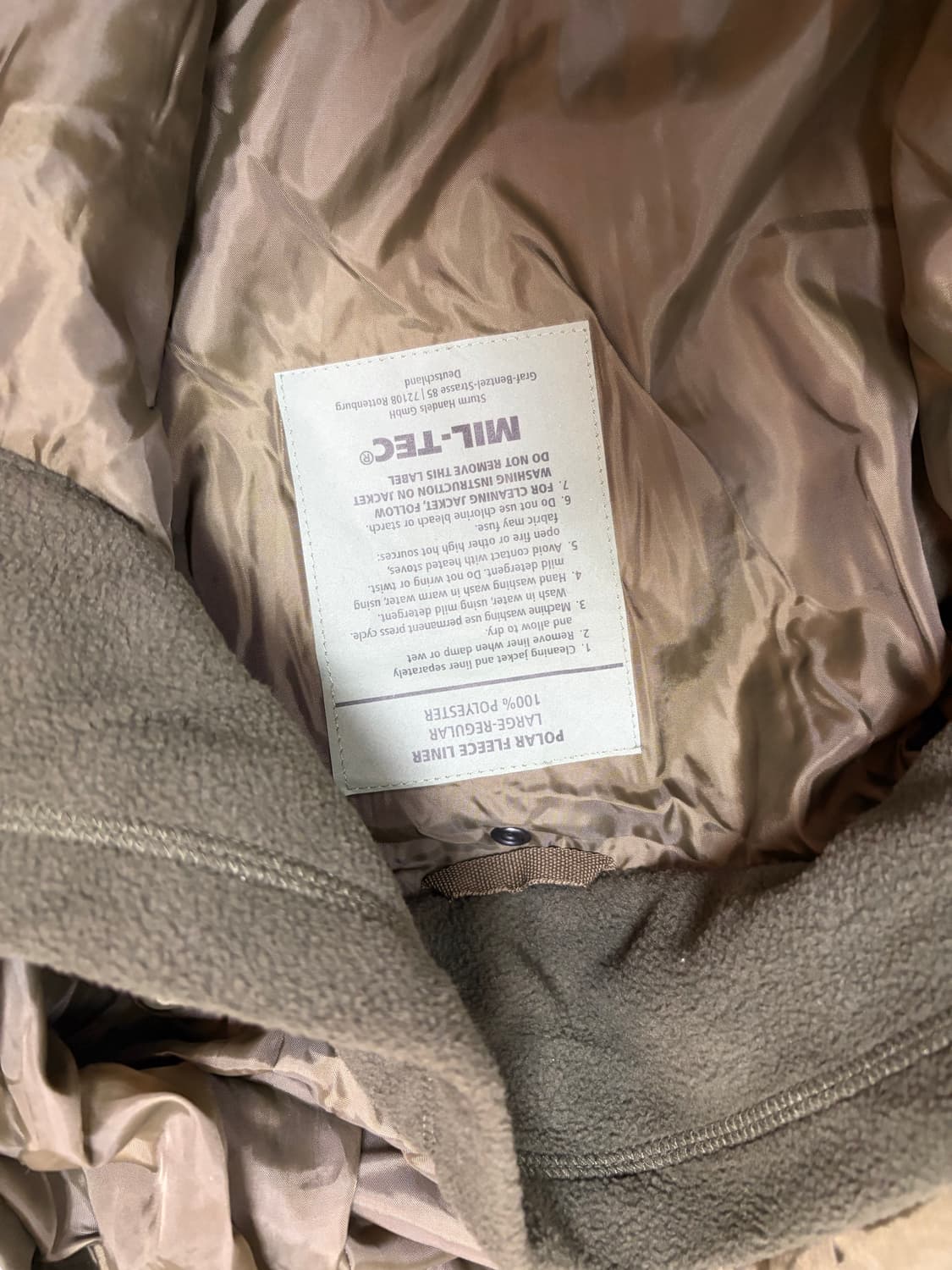 밀텍 새상품 ECWS Gen 1 Military 상품이미지4