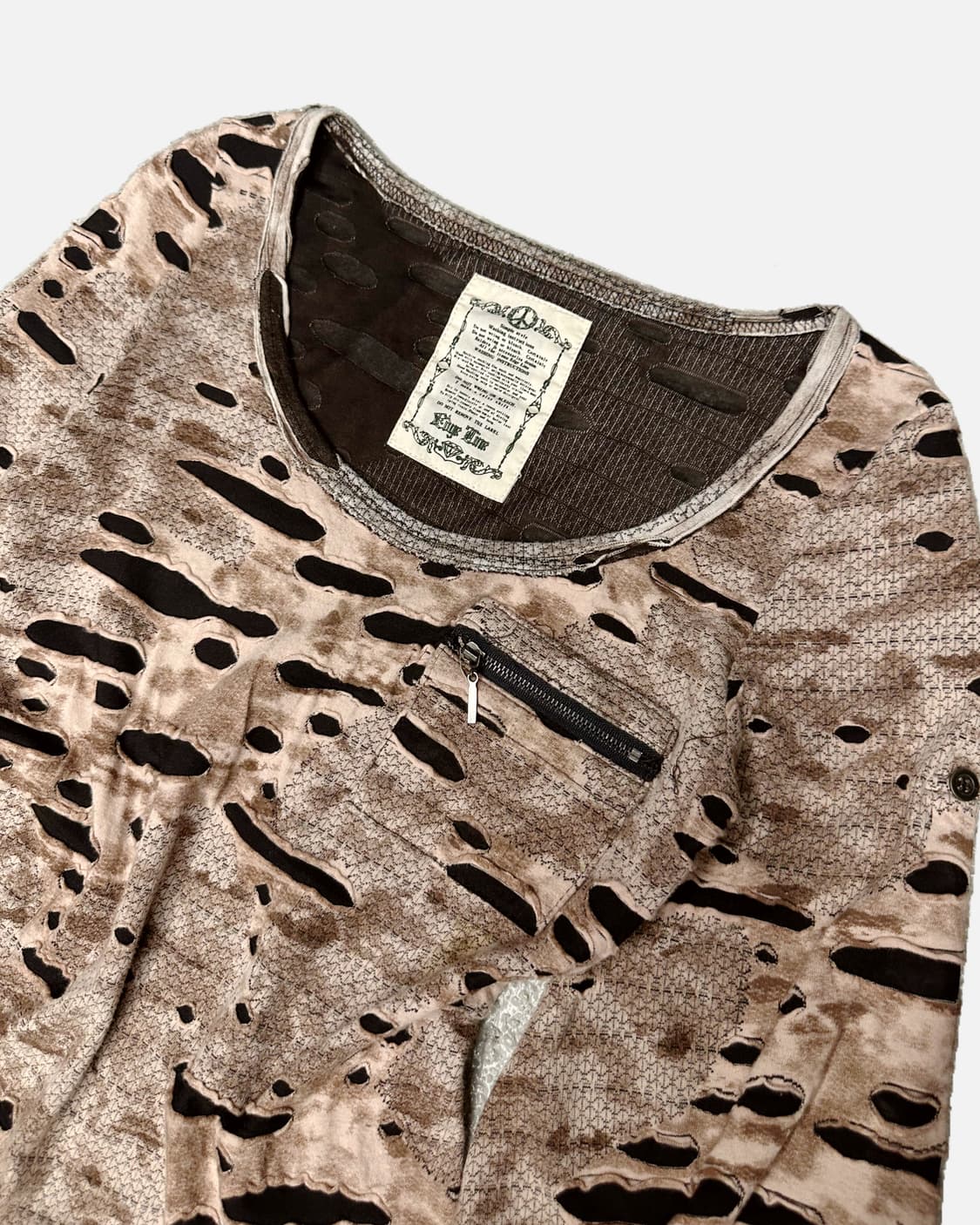 EDGE LINE grunge see-through pattern drs 상품이미지2