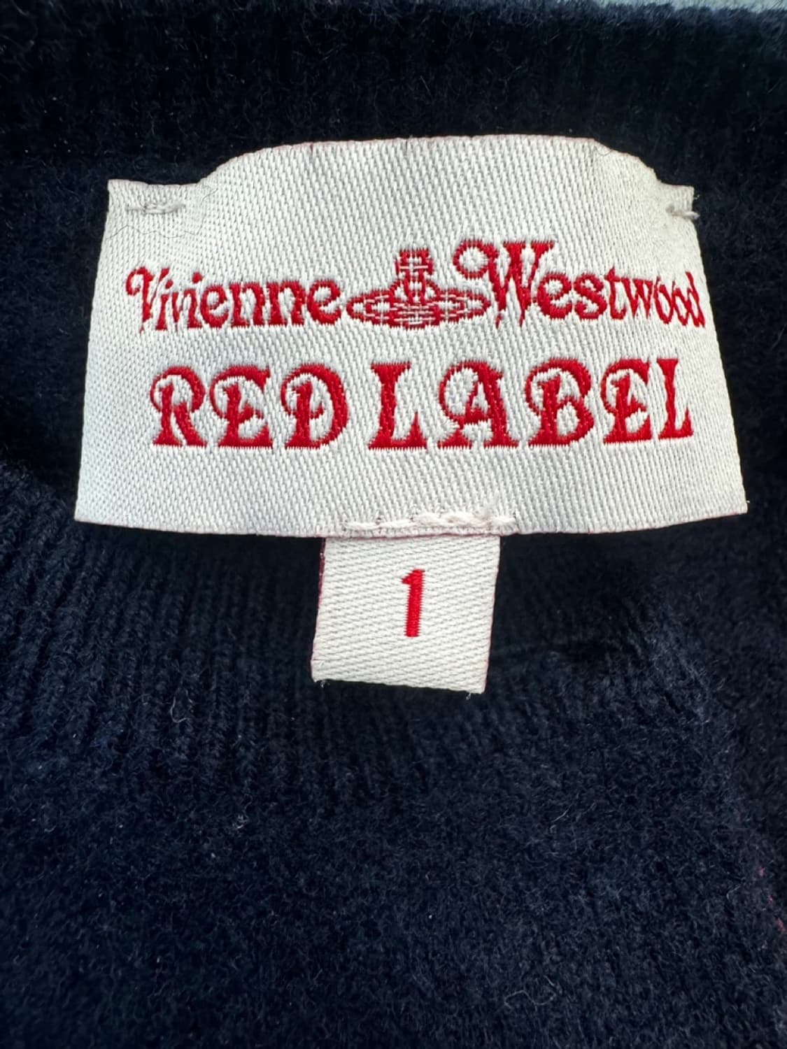 비비안웨스트우드 레드라벨 네이비 가디건 1size 상품이미지2