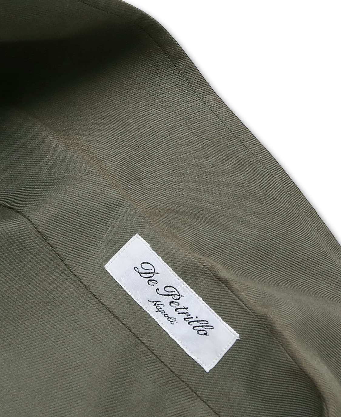 드 페트릴로 [De Petrillo] 카키 코튼 클래식 벨티드 자켓 상품이미지8