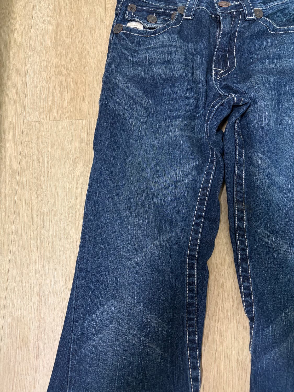 트루릴리젼 usa 가죽패치 부츠컷 30 레어템 상품이미지4