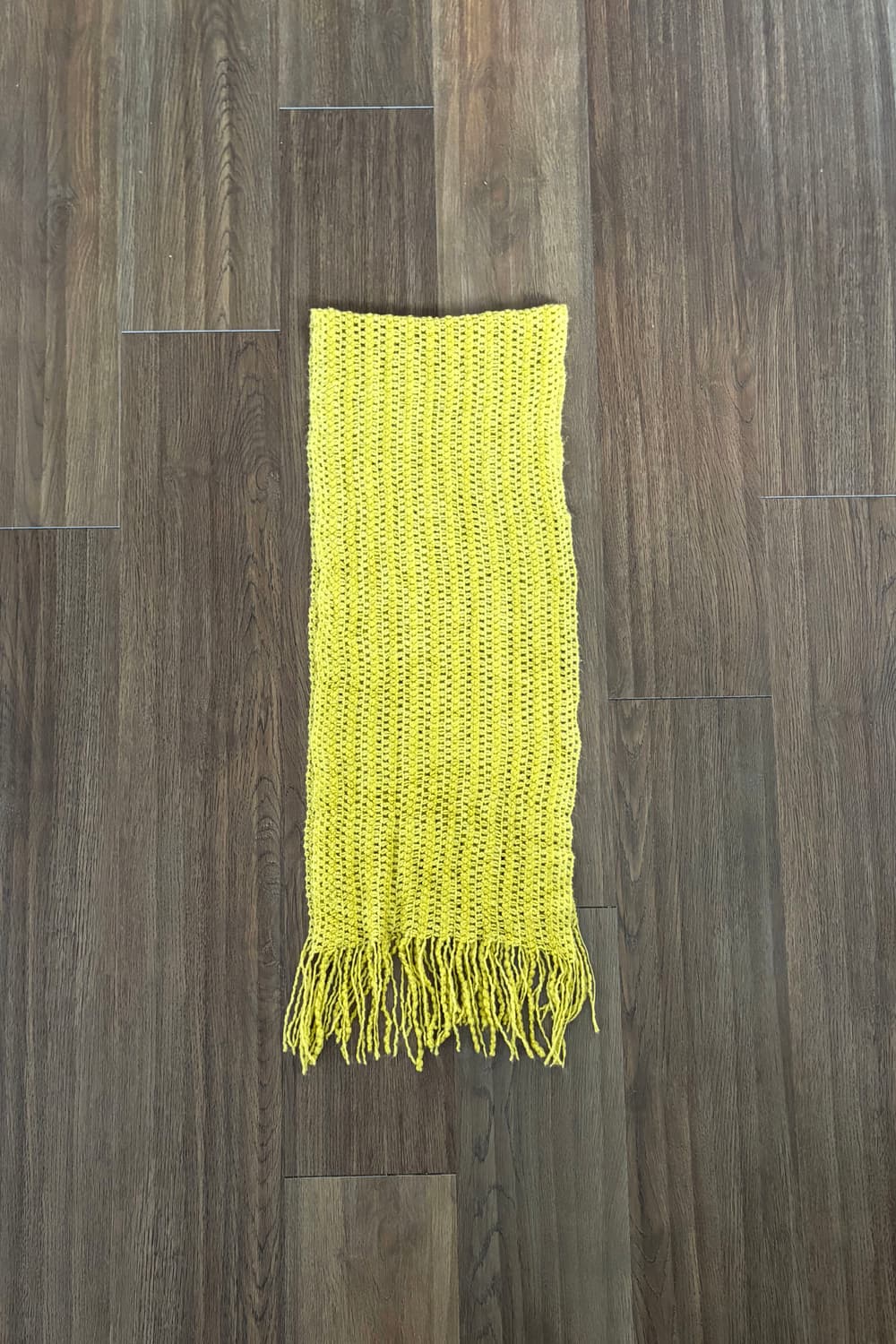 Yellow Fringe Scarf 상품이미지3