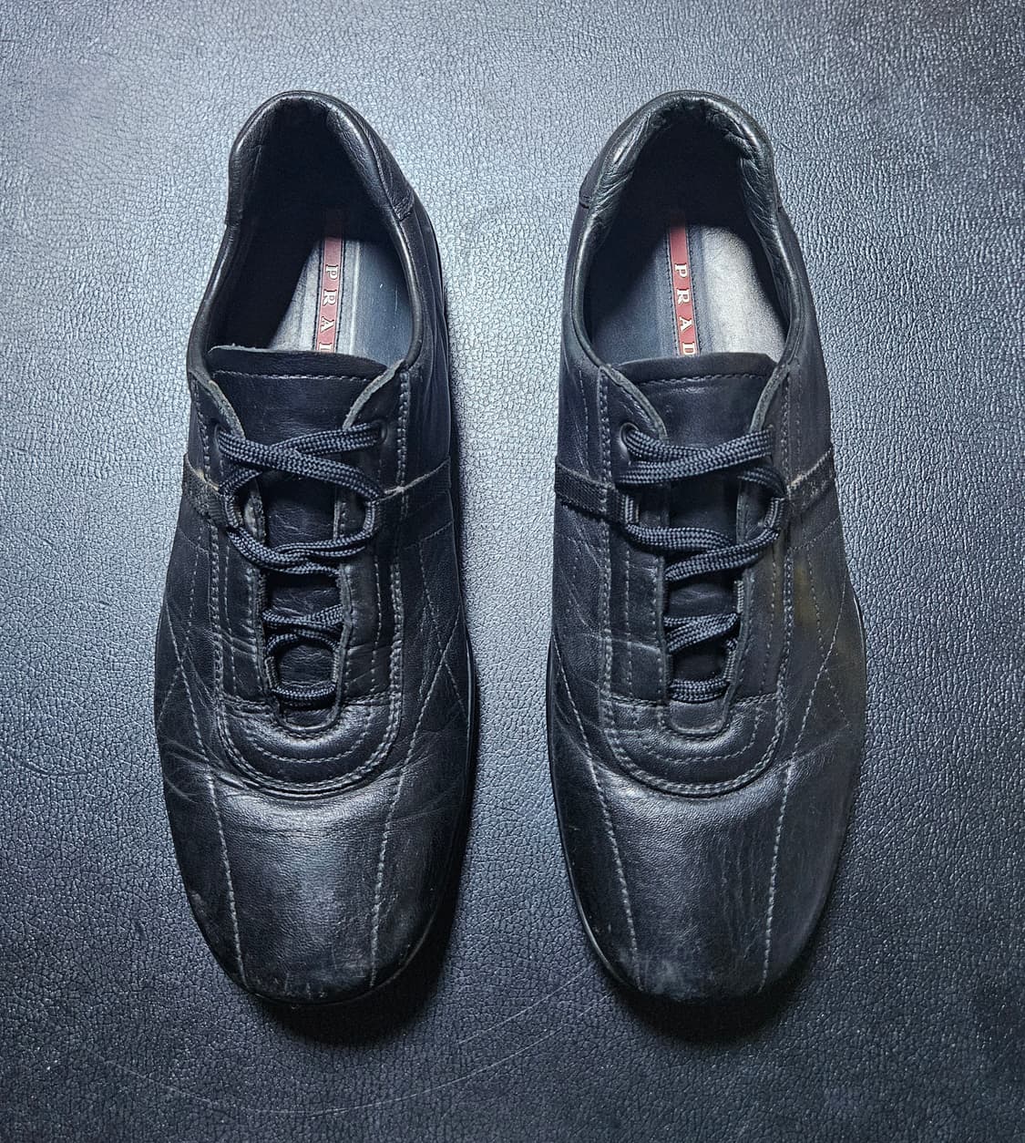 8.5 270~275 프라다 스니커즈 블랙 정품 상품이미지1