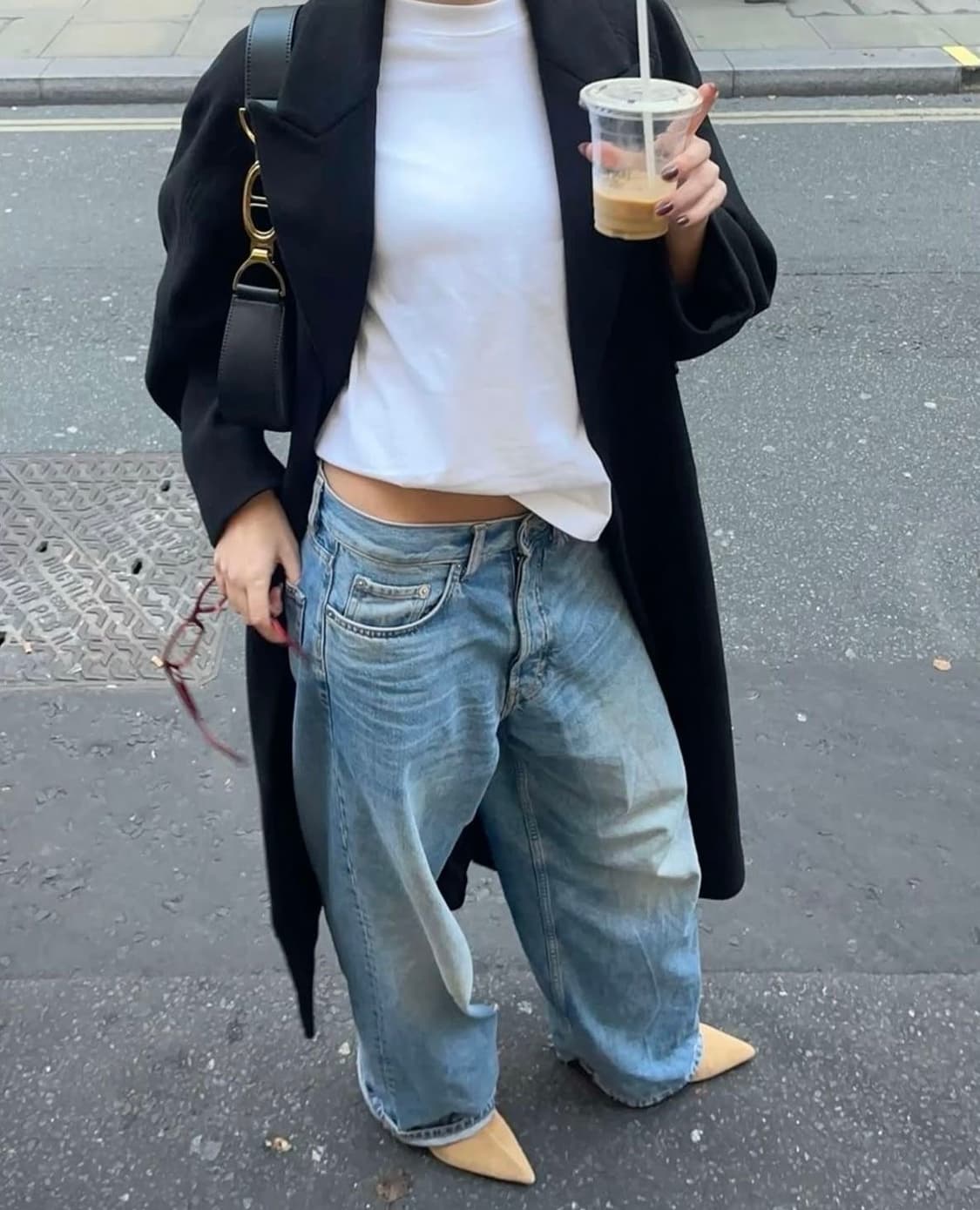 핀터맛 와이드 데님 상품이미지1