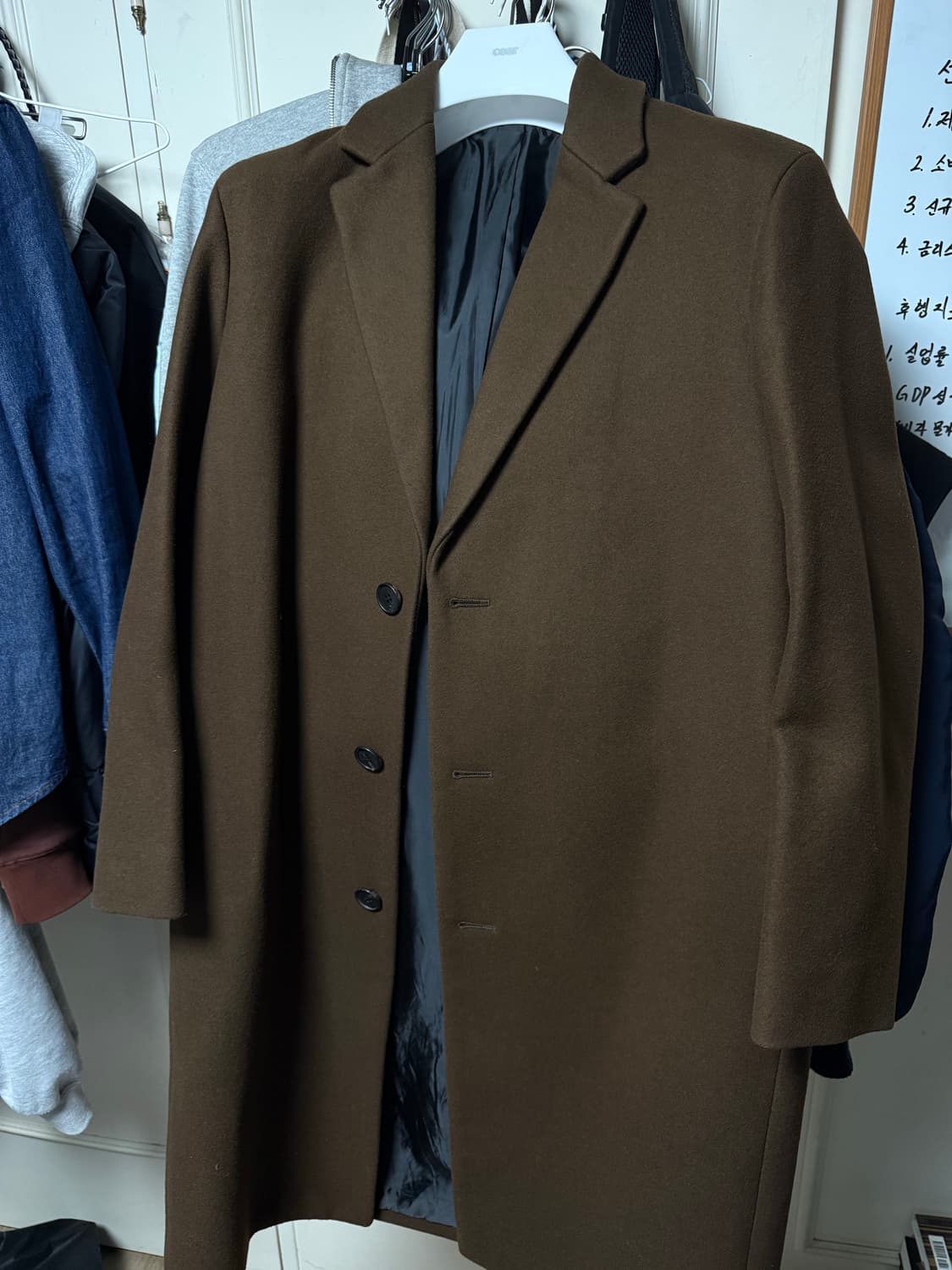 쿠어 싱글코트 다크브라운(S) 상품이미지1