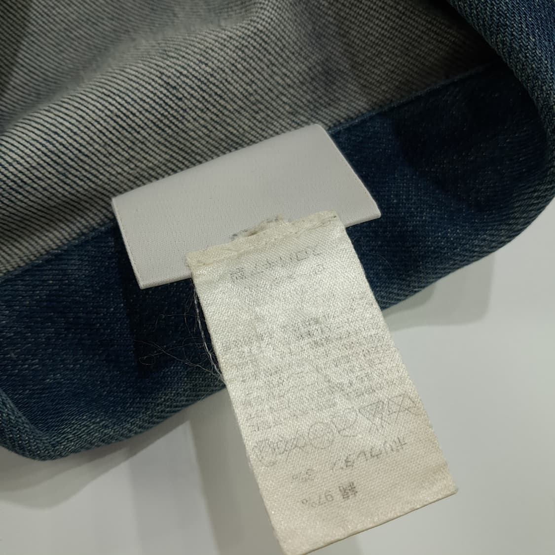 CN829W M CELINE 올드 셀린느 데님 트리밍 자켓 상품이미지6