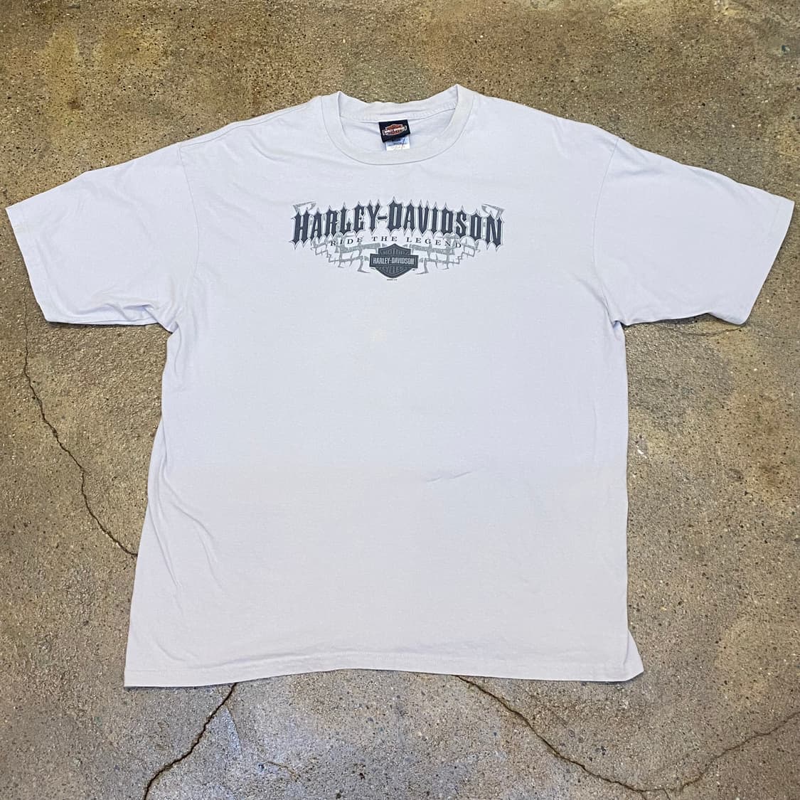 미국 빈티지 할리데이비슨 라이드더레전드 반팔티 상품이미지1