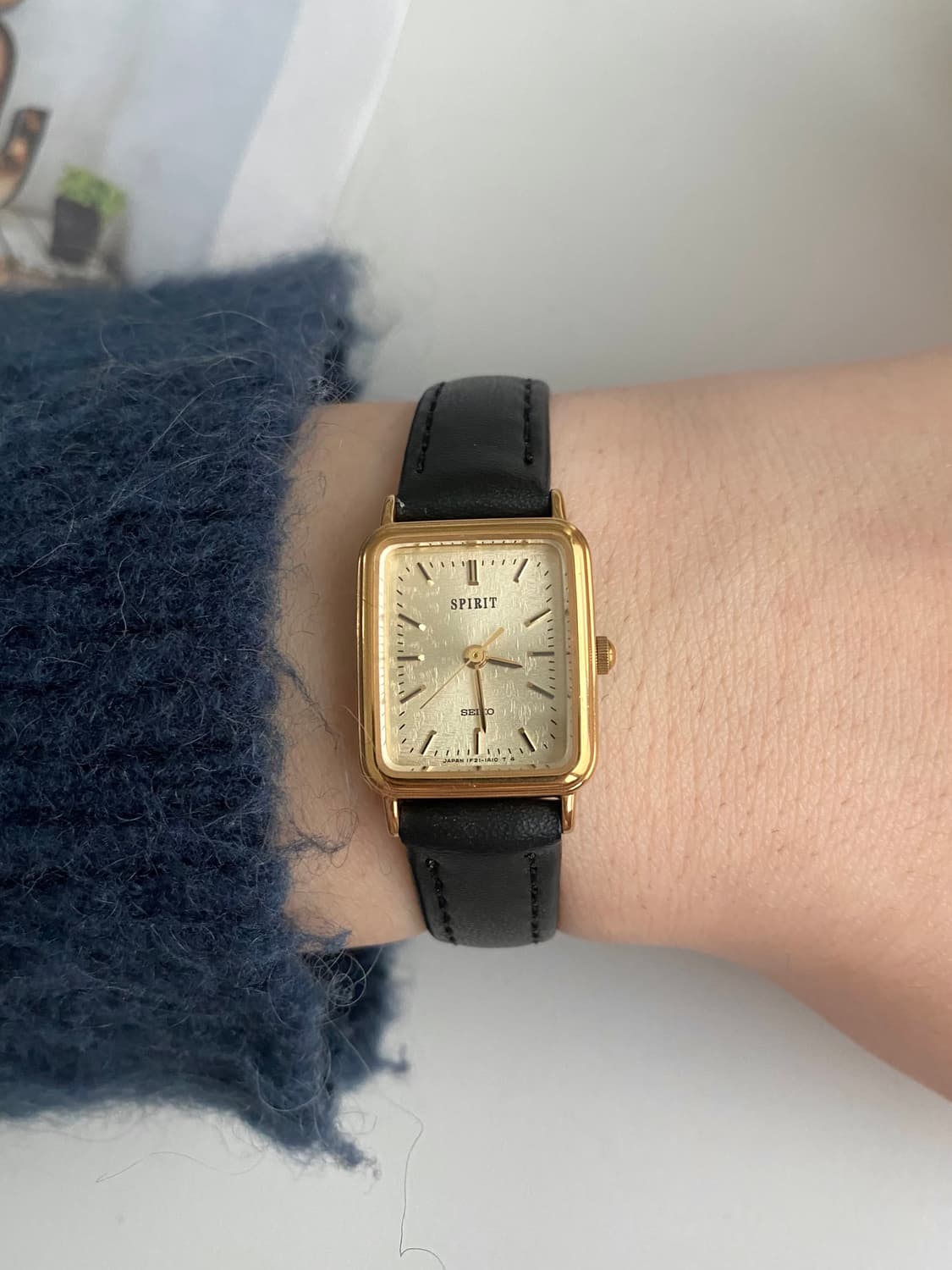 Seiko 세이코 스피릿 스퀘어 쿼츠 골드 레이디스 상품이미지7