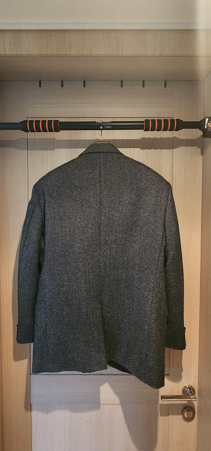 진그레이 알파카100 모직 트위드자켓 XL 상품이미지2
