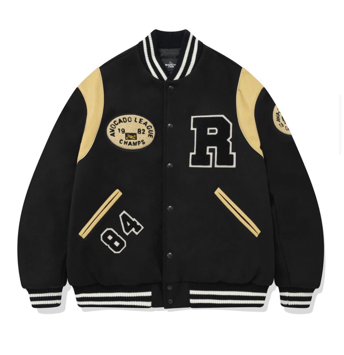 리트리버 클럽 빅 R 로고 바시티 자켓 상품이미지1