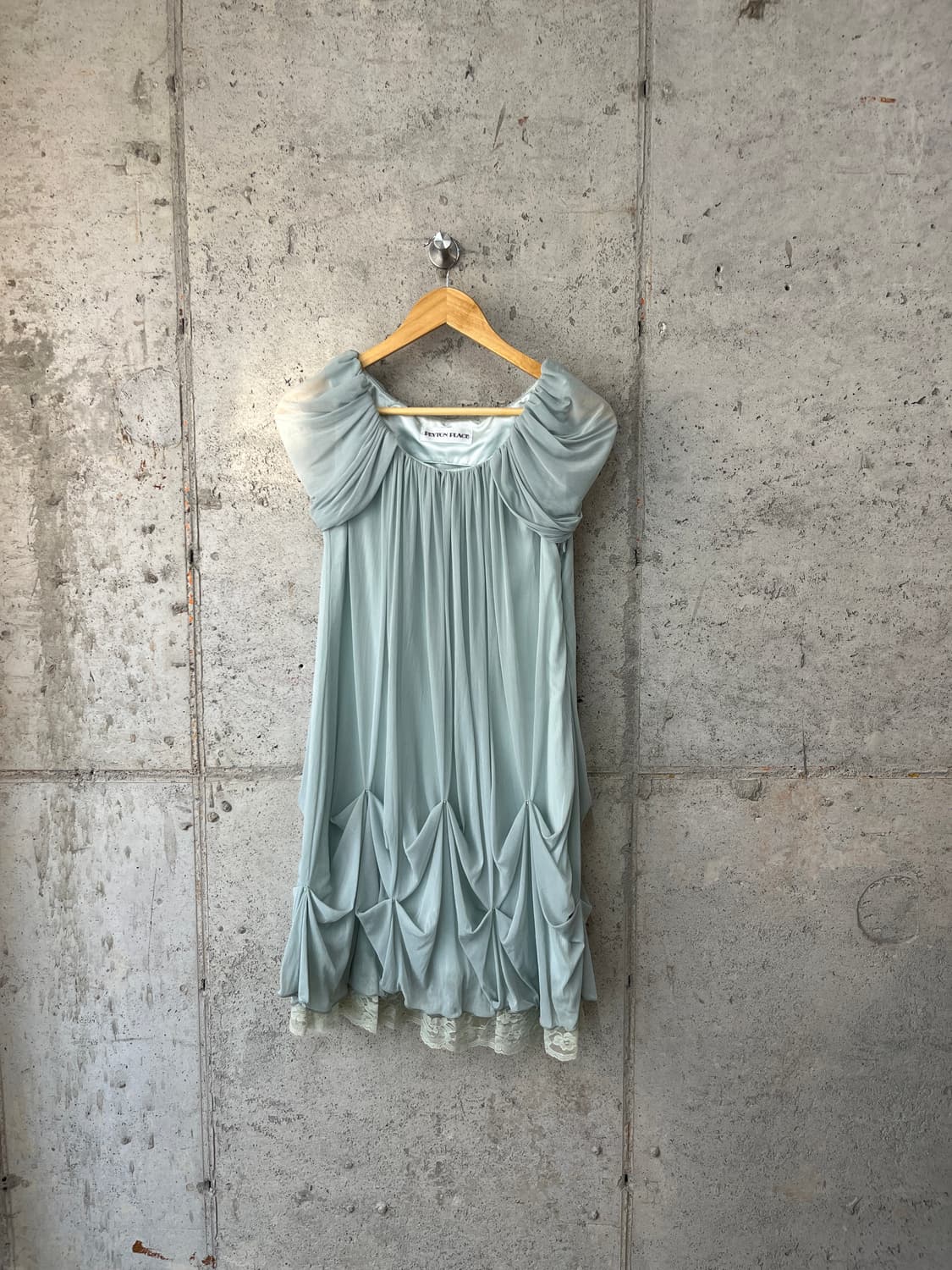 Peyton Place 쉬폰 드레스 민트 상품이미지6