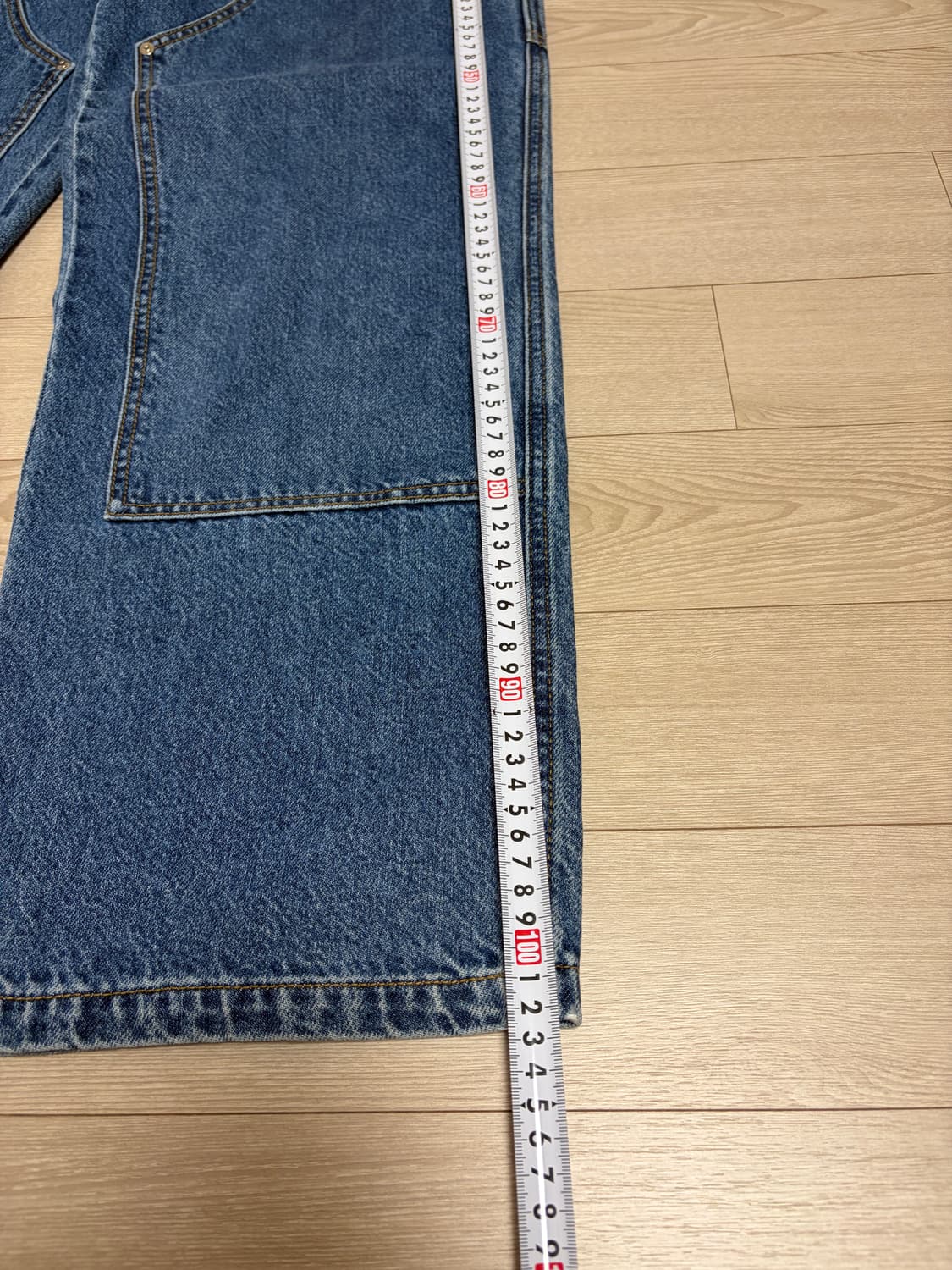 에이카화이트 더블니 팬츠 상품이미지8