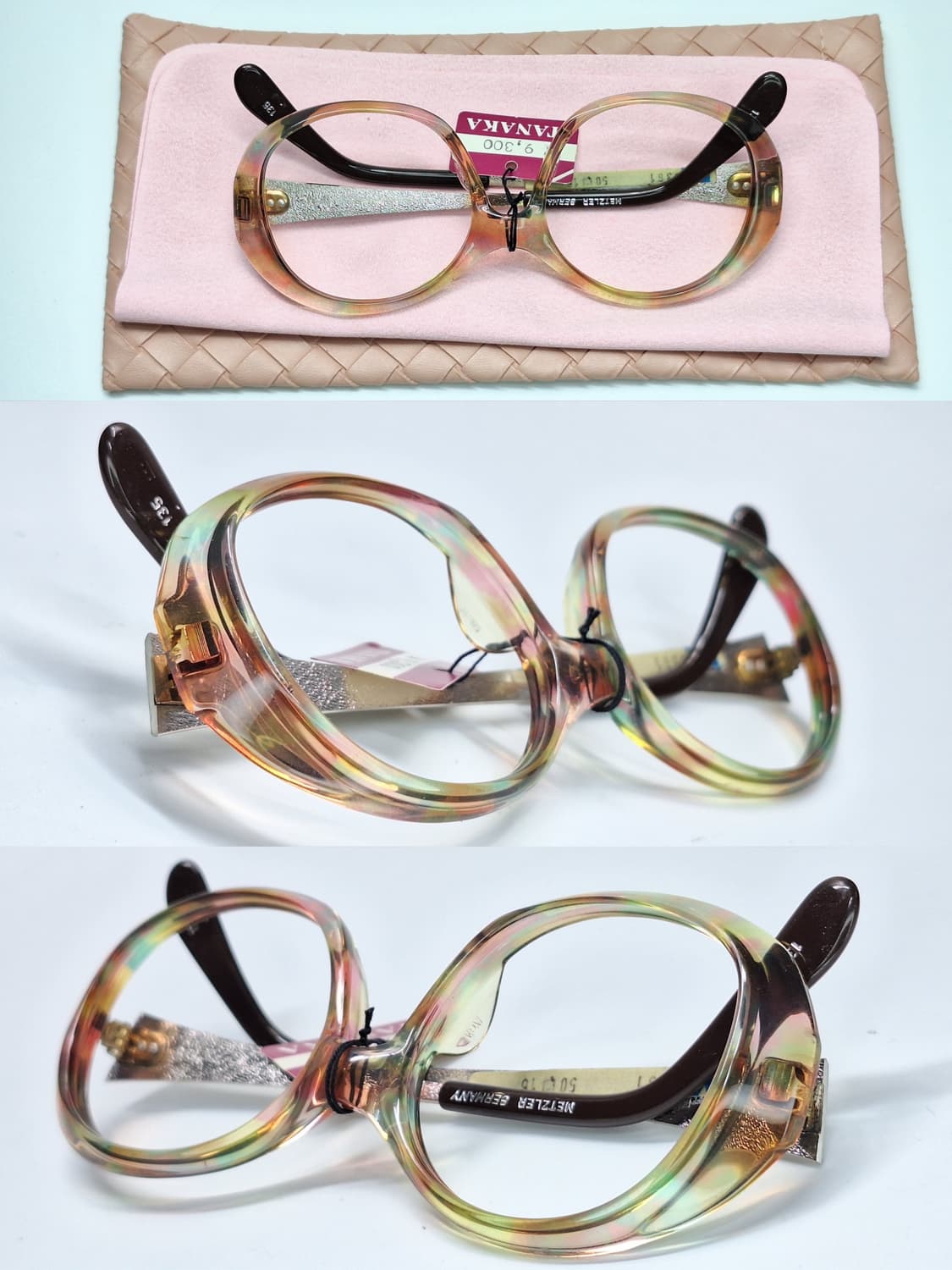 80s 독일제 빈티지 데드스톡/METZLER M5361 안경테 50mm 상품이미지6