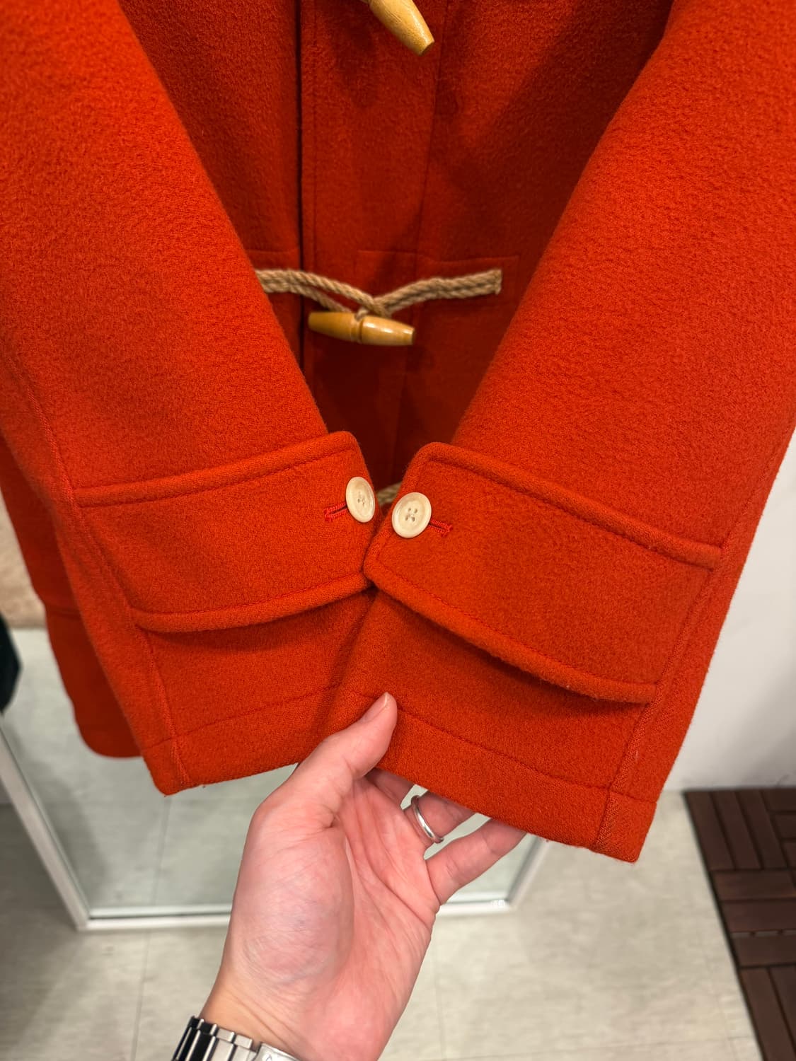 90s Ralph lauren Sport 랄프로렌 스포츠 울 더플 코트 상품이미지3