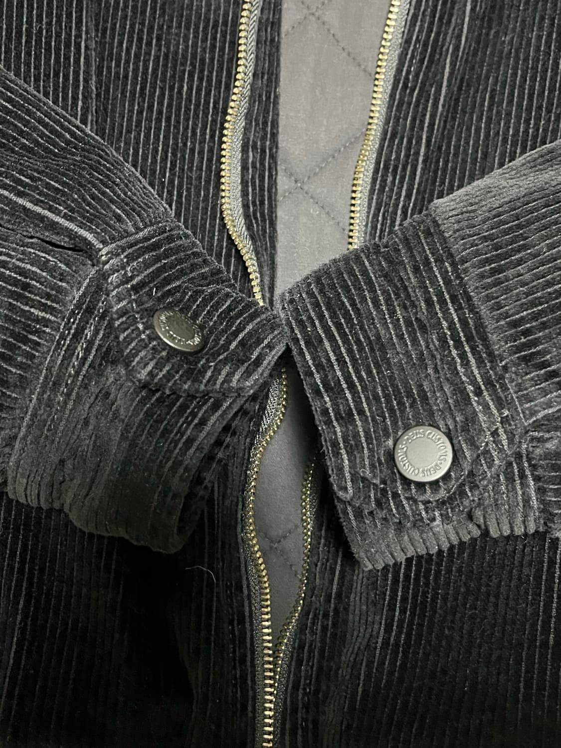 데우스 엑스 마키나 lennon cord bomber black L 상품이미지6