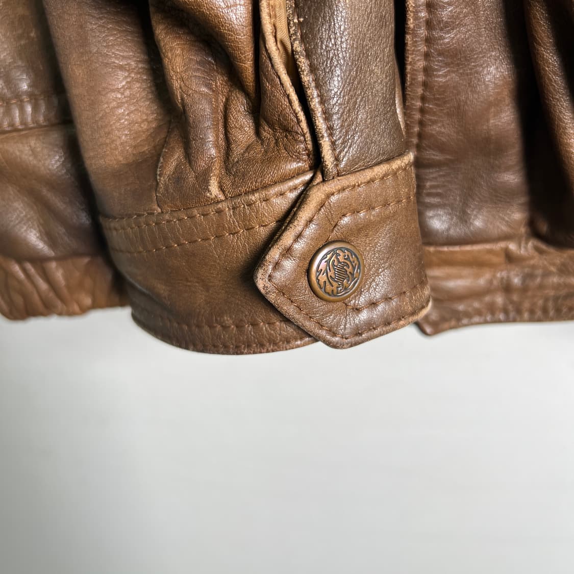 VTG 빈티지 A-2 레더 플라이트 자켓 L 상품이미지7