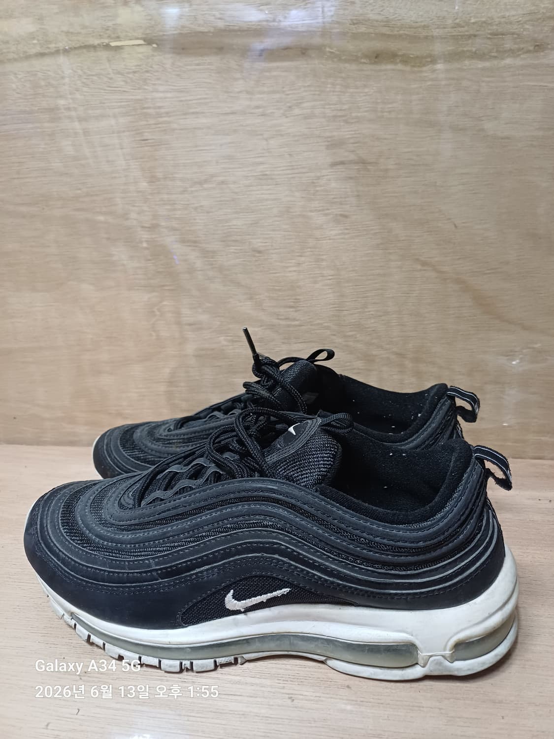265 나이키 에어맥스97 블랙 운동화 상품이미지1