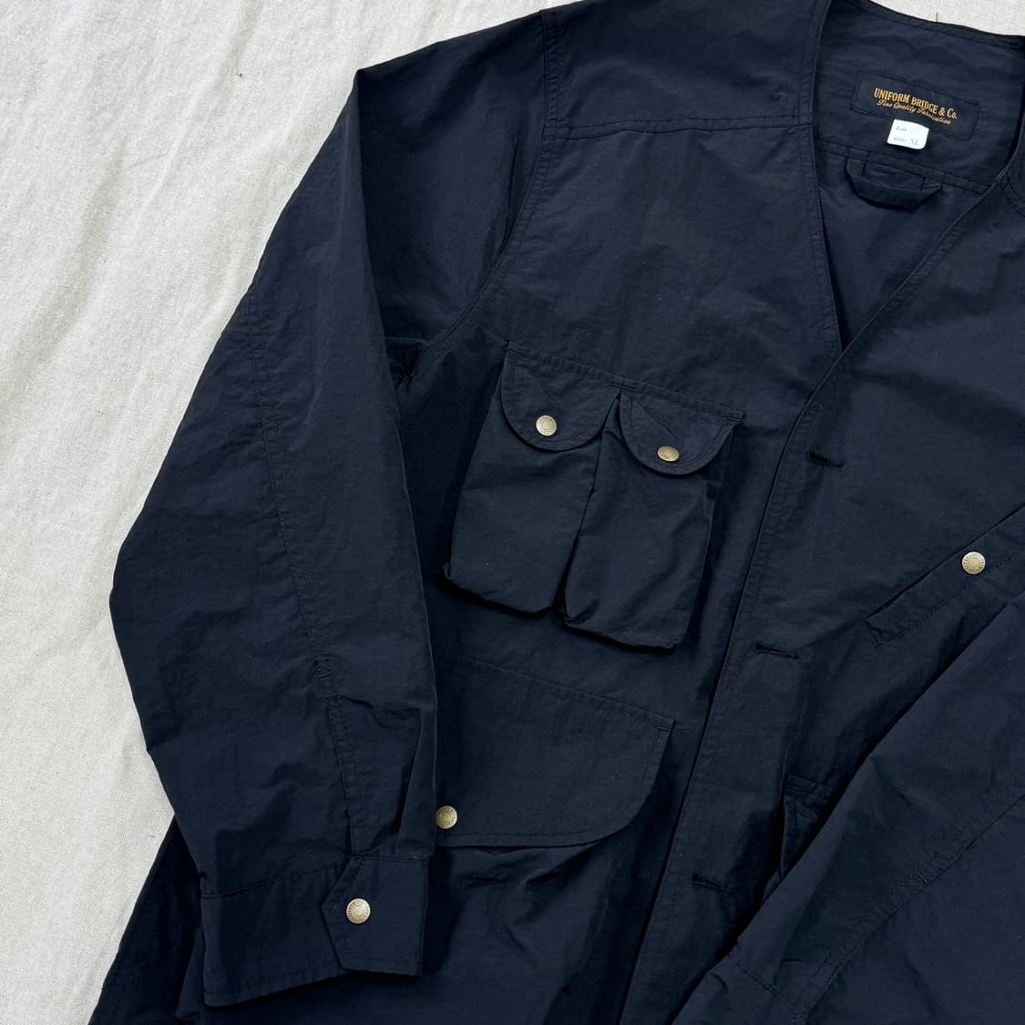 유니폼브릿지 나일론 블랙 밀리터리 자켓 XL 상품이미지2