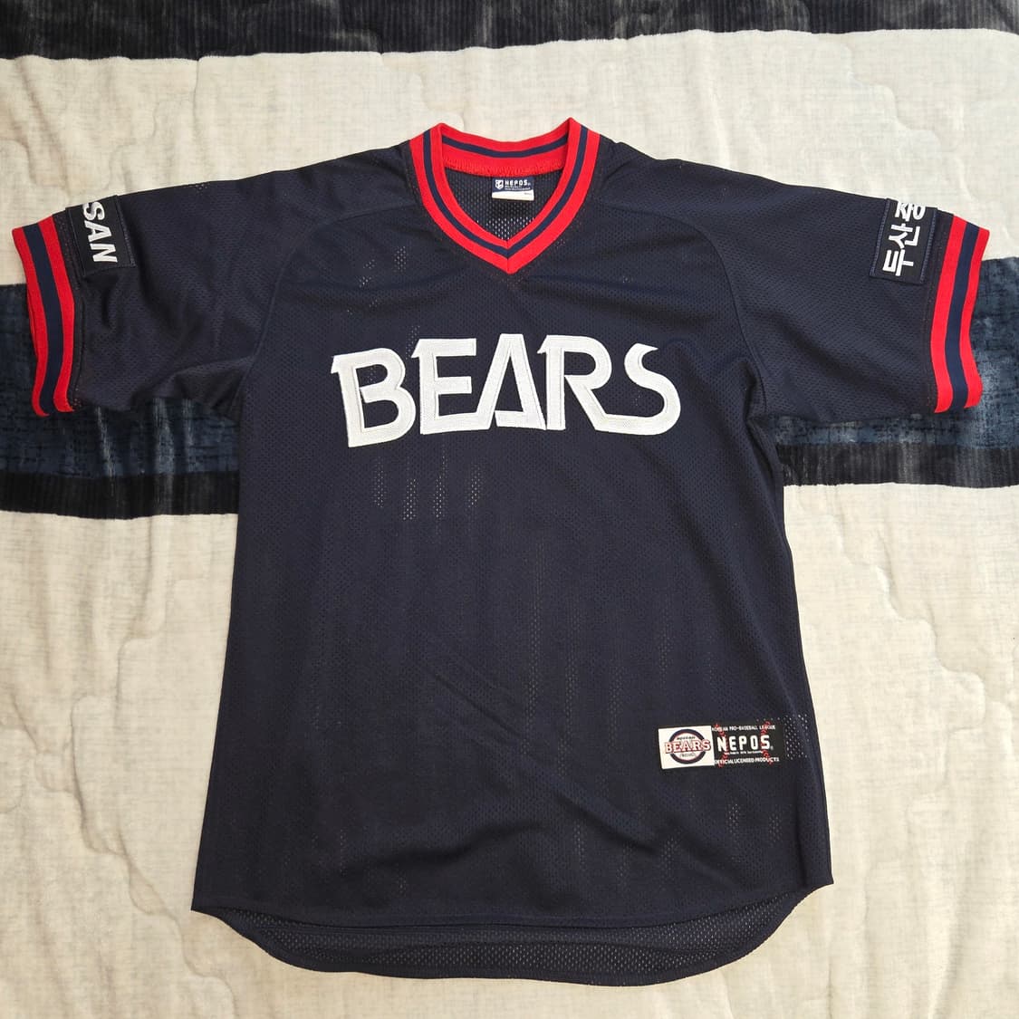 두산베어스 네포스 올드 원정 니퍼트 유니폼 상품이미지1