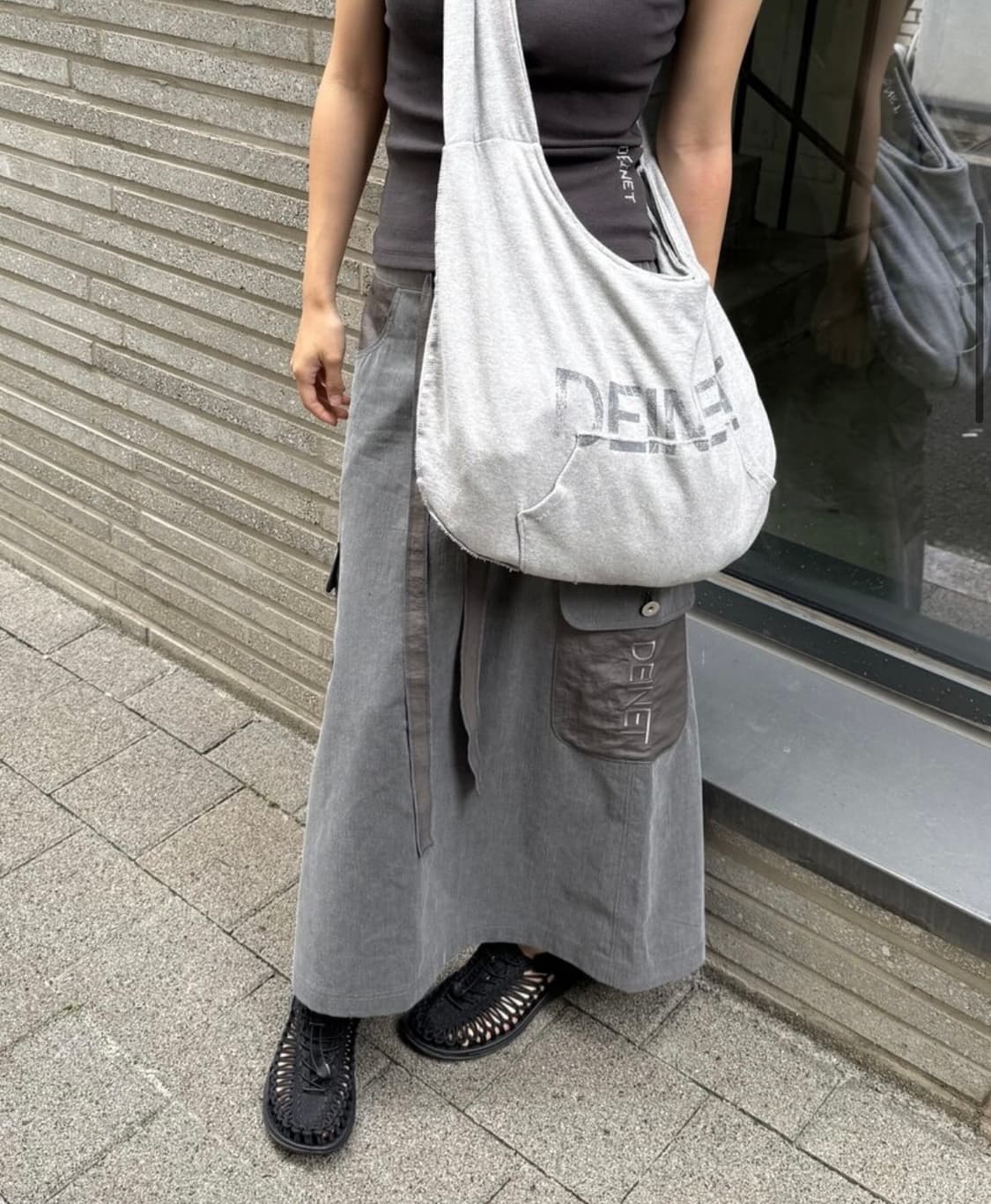 다이닛 ROPE BAG IN MELANGE GREY 상품이미지8