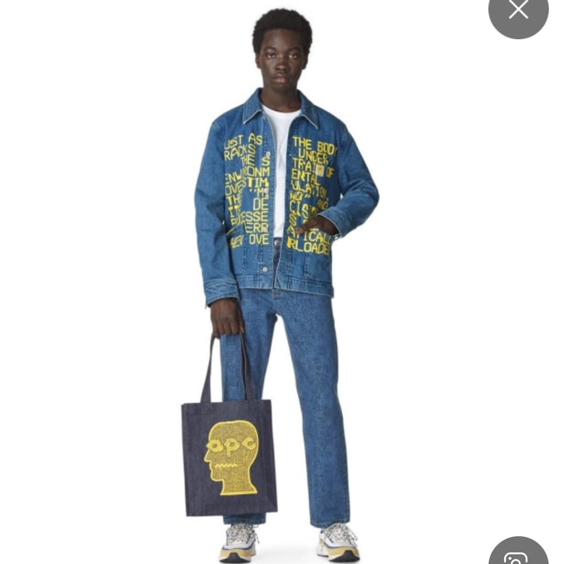 [A.P.C. X Braindead] 아페쎄 X 브레인데드 데님자켓 S 상품이미지3