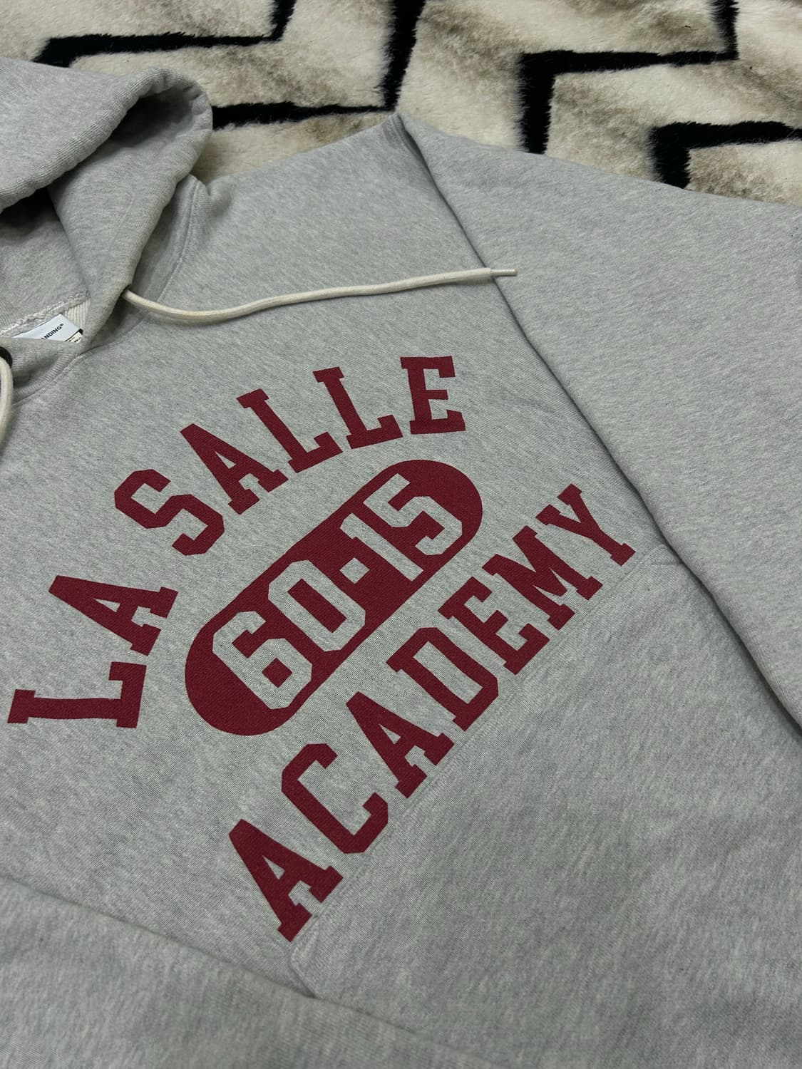 [S]아웃스탠딩 리버스위브 후드/멜란지그레이 상품이미지1