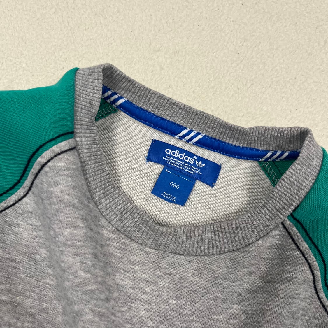 Adidas green raglan trefoil sweatshirt 상품이미지7