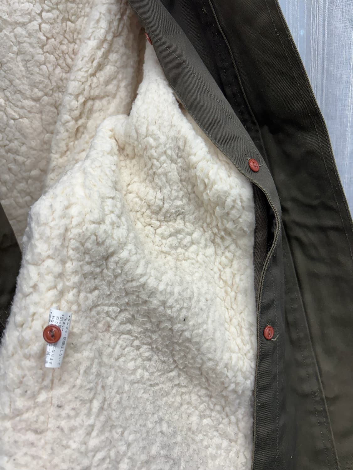 JAPAN 빈티지 파이어맨 버클 야상 자켓 상품이미지8