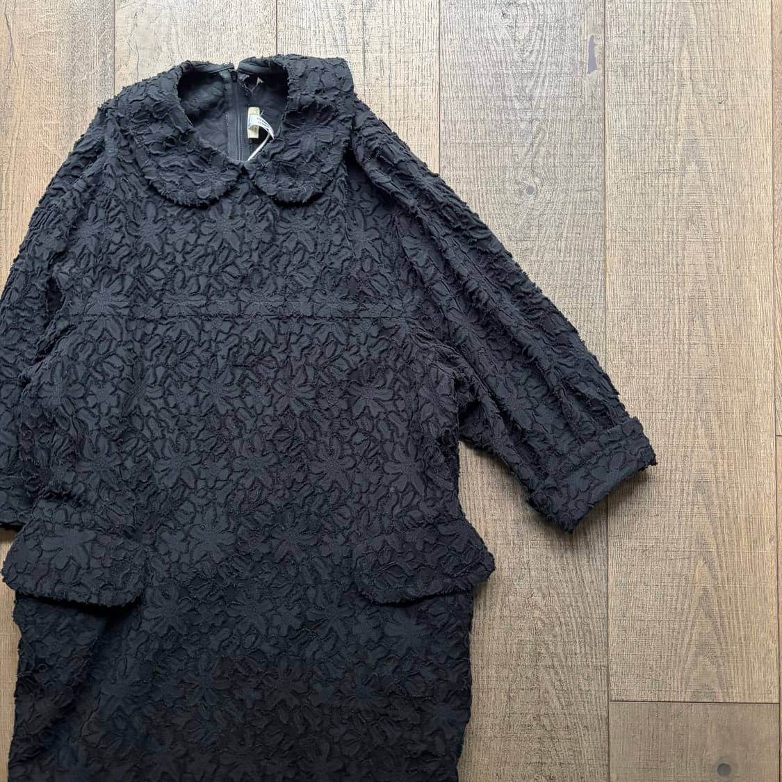 Tulle Hairy Floral Wide Dress 상품이미지5