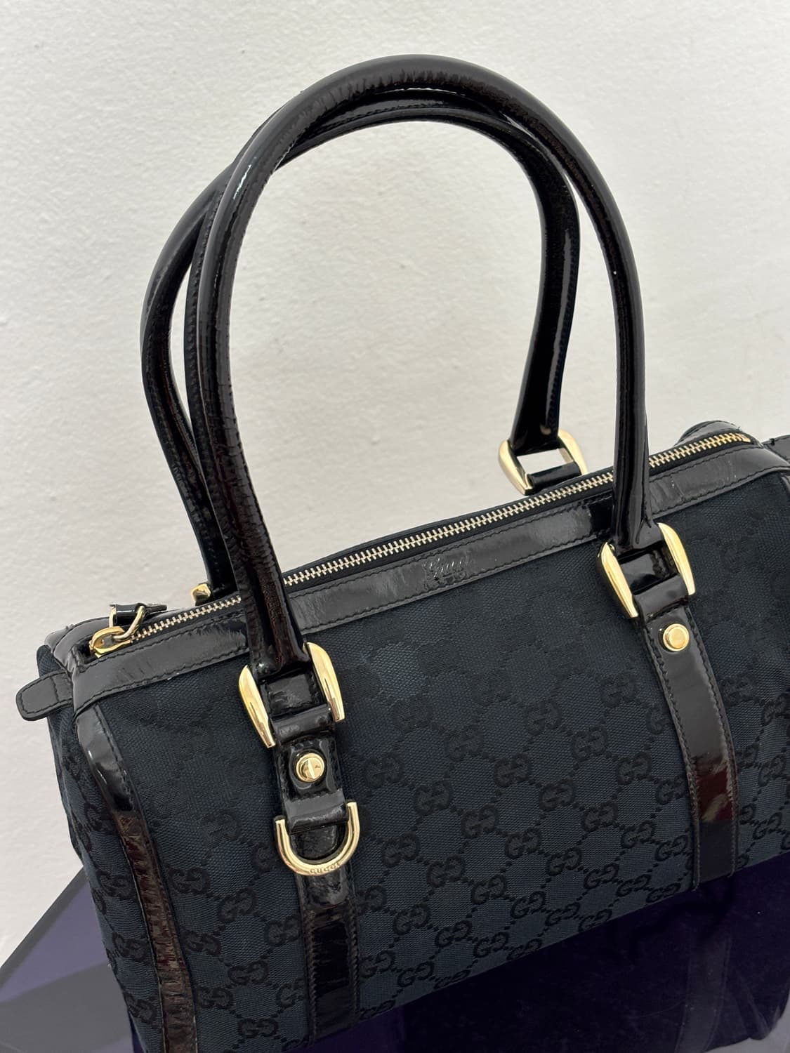 Old Gucci 00s GG Canvas Boston Bag 상품이미지3