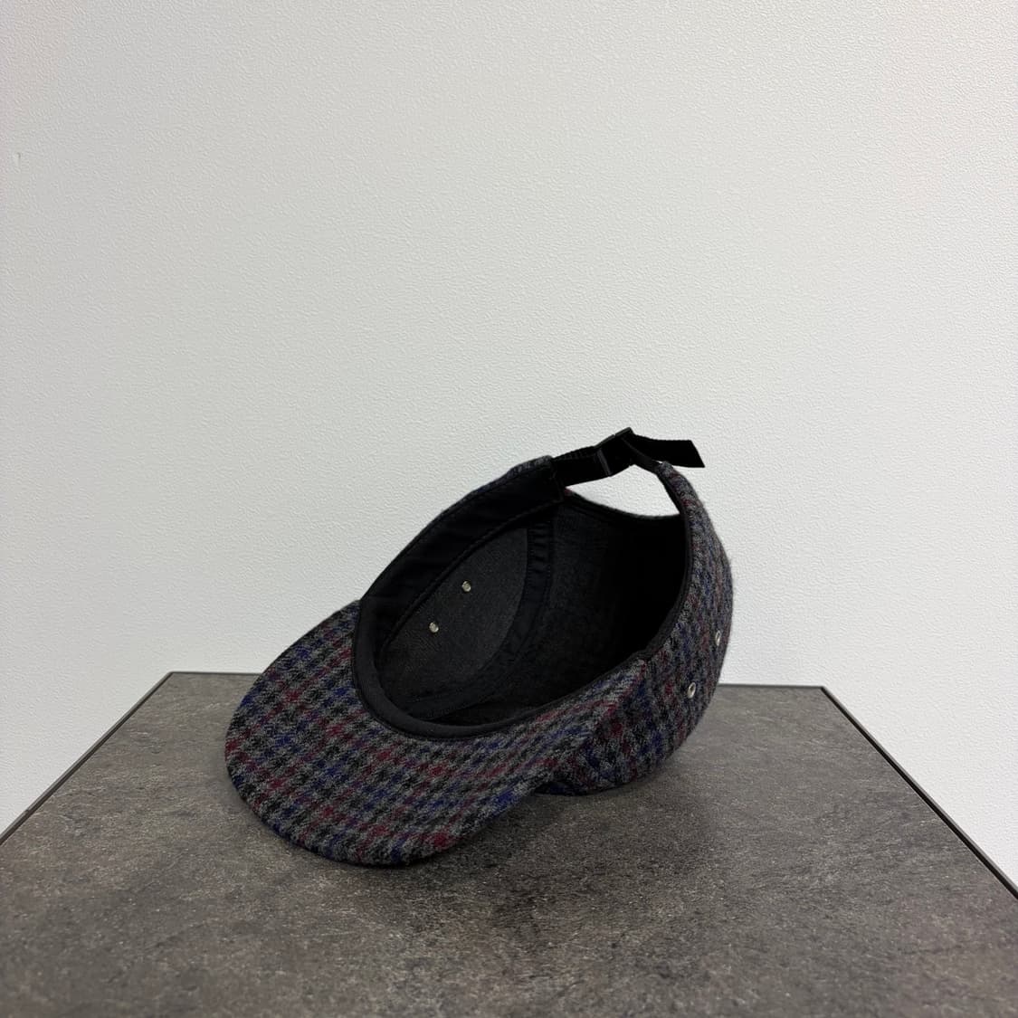 (OS) 슈프림 박스로고 캠프캡 모자 그레이 체크 상품이미지6