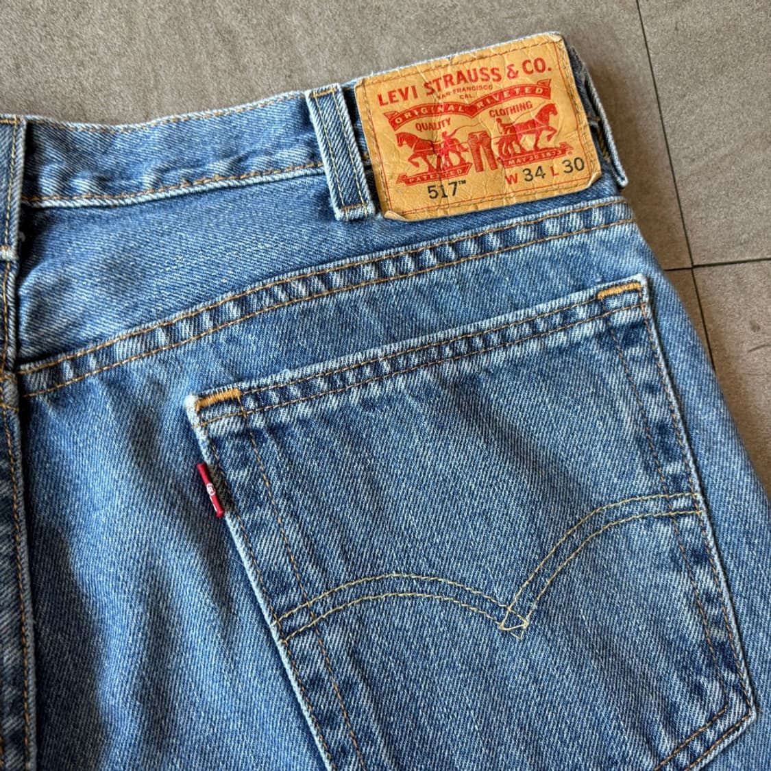리바이스 정품 517 데님 팬츠 바지 상품이미지10