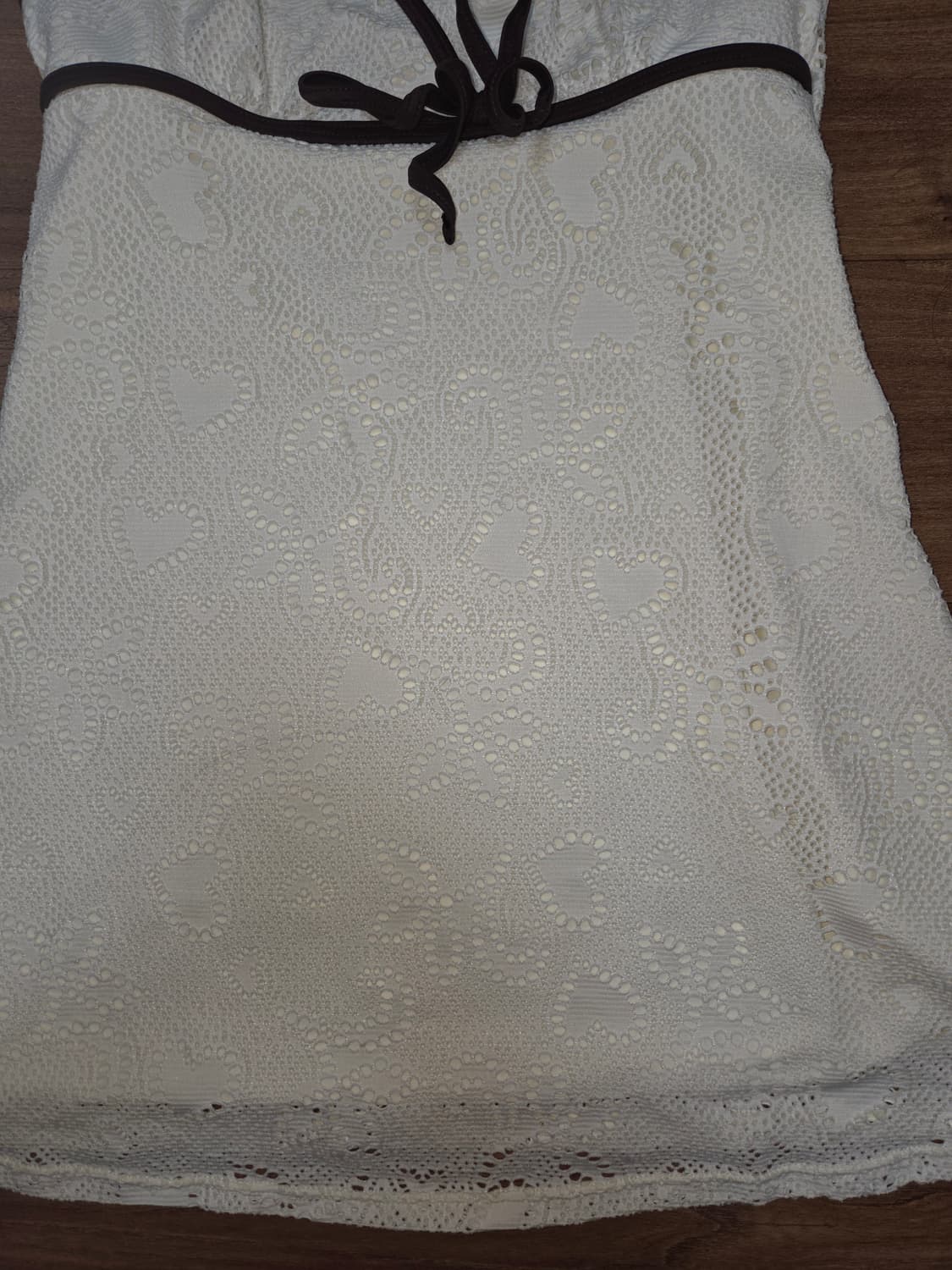 미소녀 러블리 초코바닐라맛 홀터넥 원피스 수영복 상품이미지3