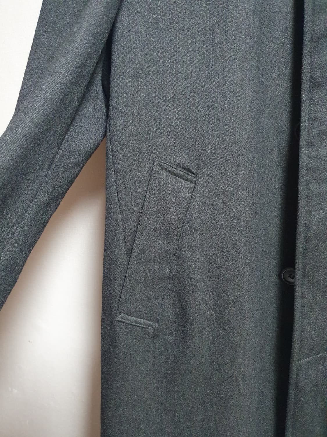 입생로랑 YSL 디퓨전옴므 차콜 클래식 롱코트 100 상품이미지7